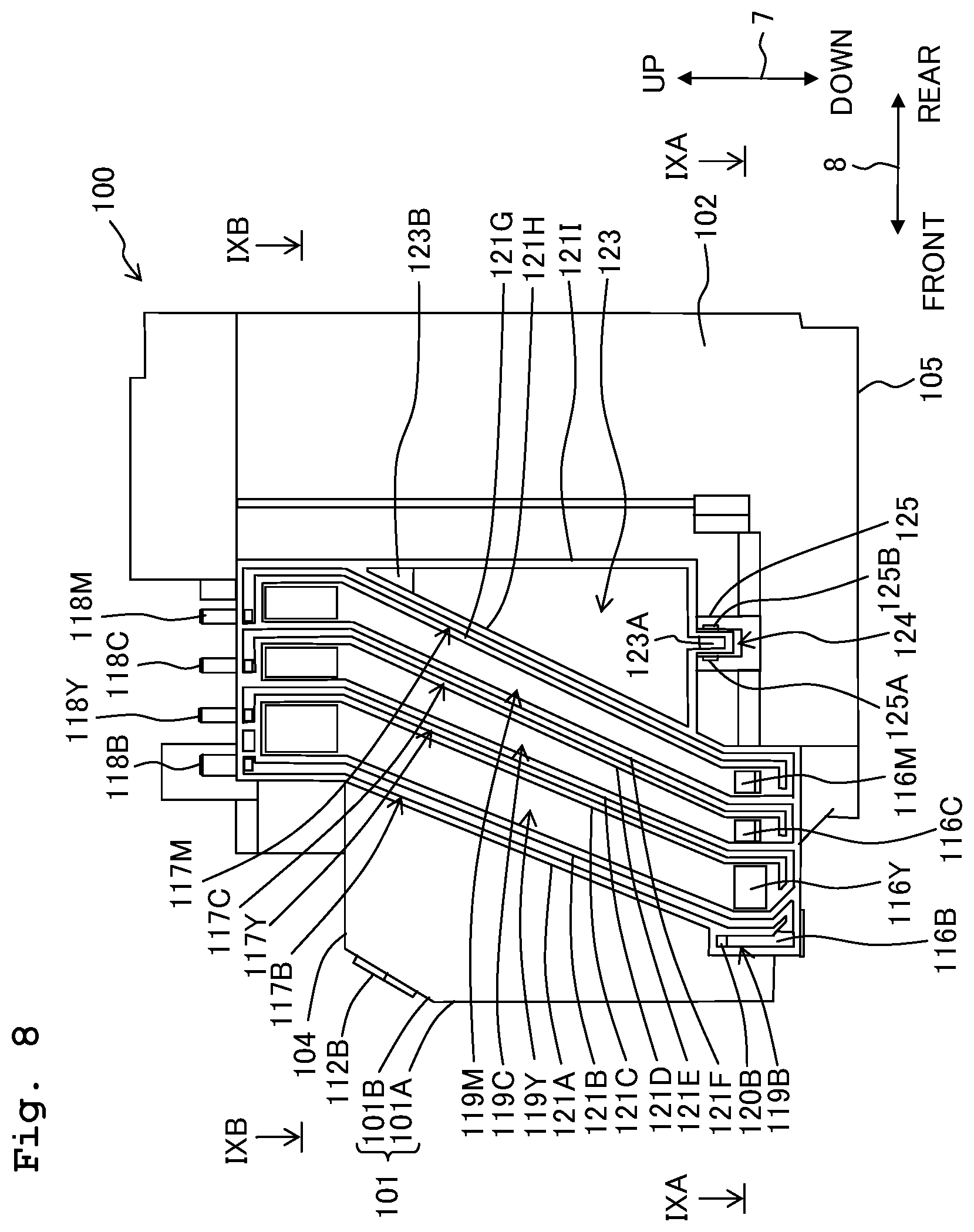 Patent US11787209 Figure 8 – Liquid discharge apparatus