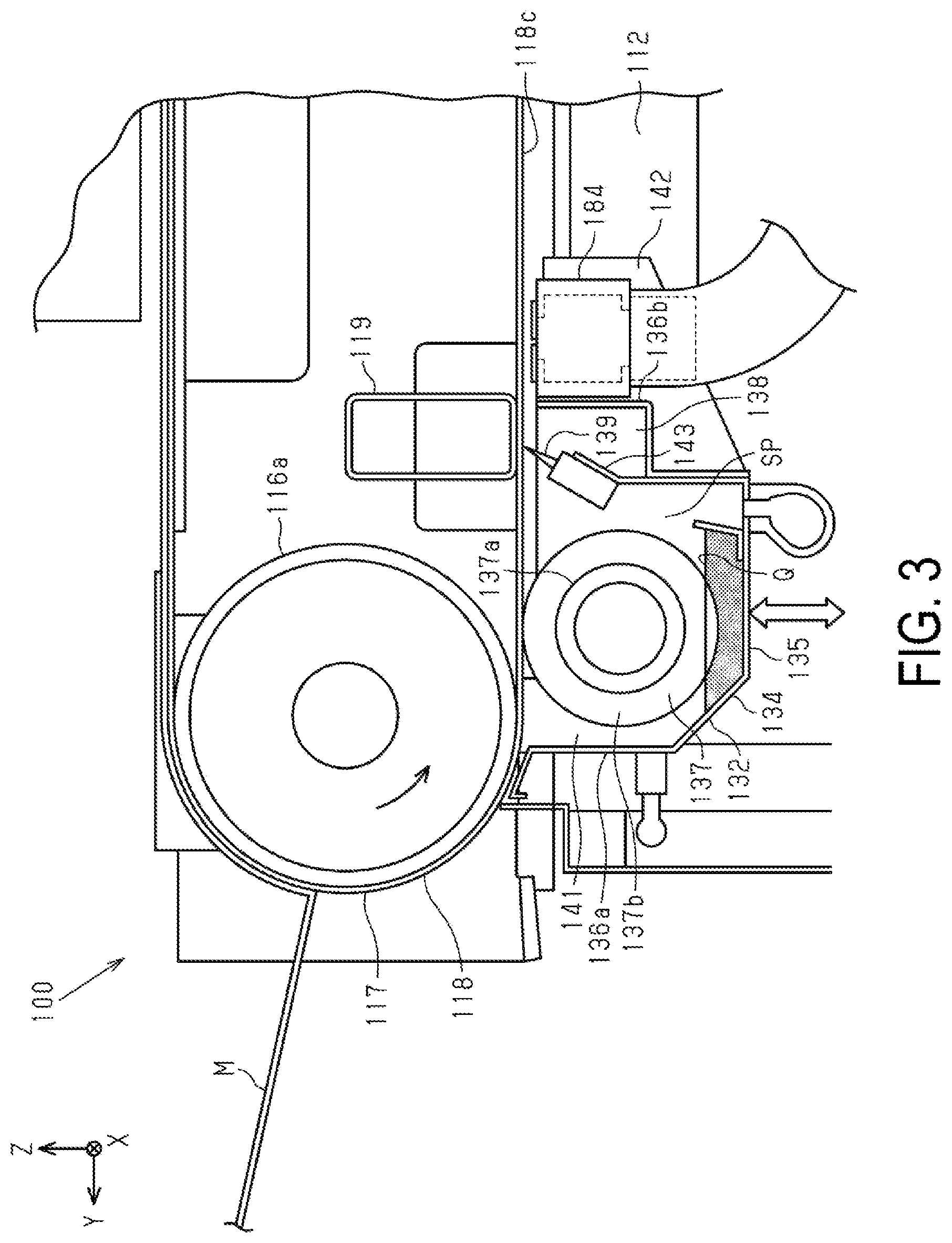 Patent US11787210 Figure 3 – Printing system, treatment apparatus, and method of reusing cleaning liquid