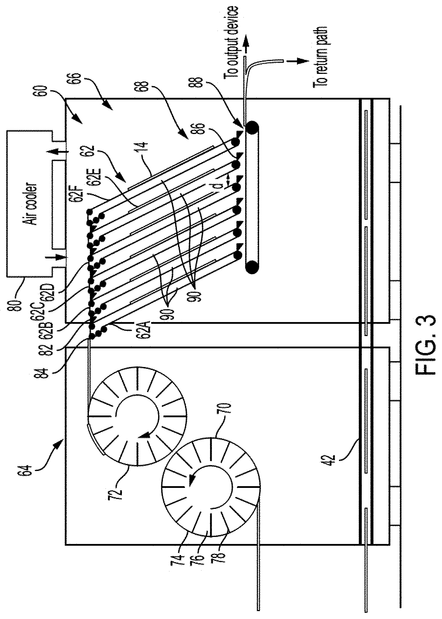 Patent US11787211 Figure 3 – Sheet cooling system for a printing device