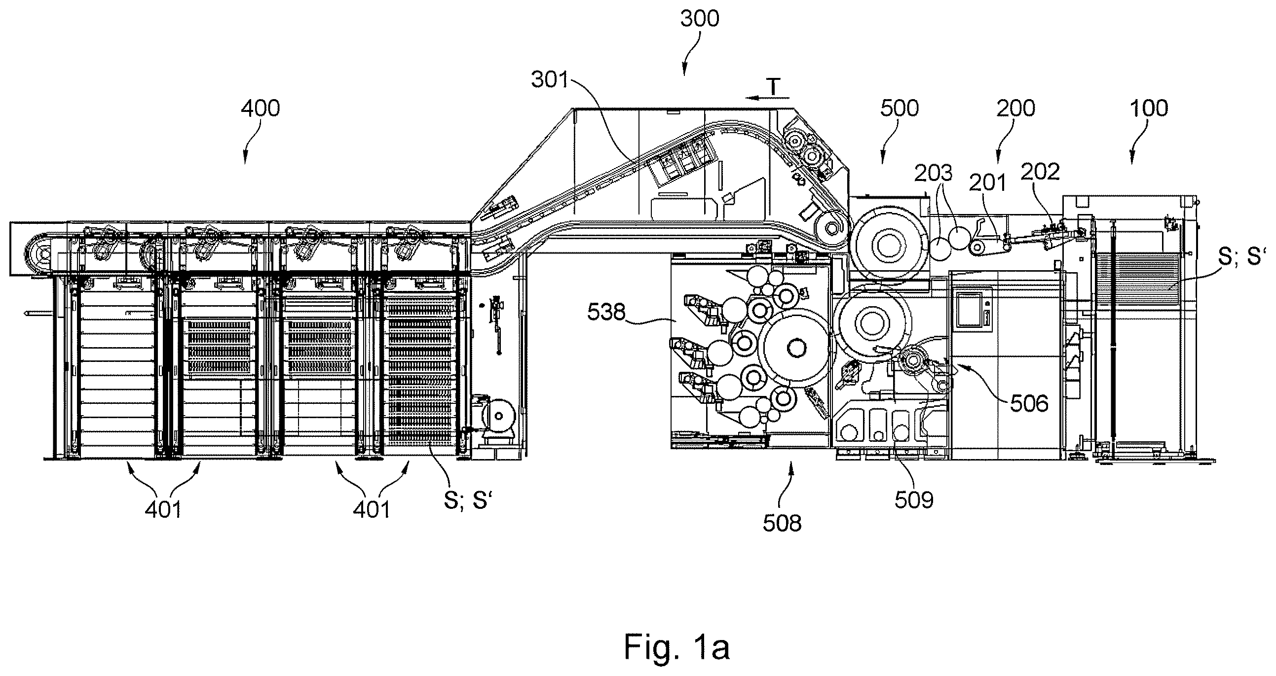 Patent US11787220 Figure 1 – Security element, security document including a security element, and device and method for producing a security element