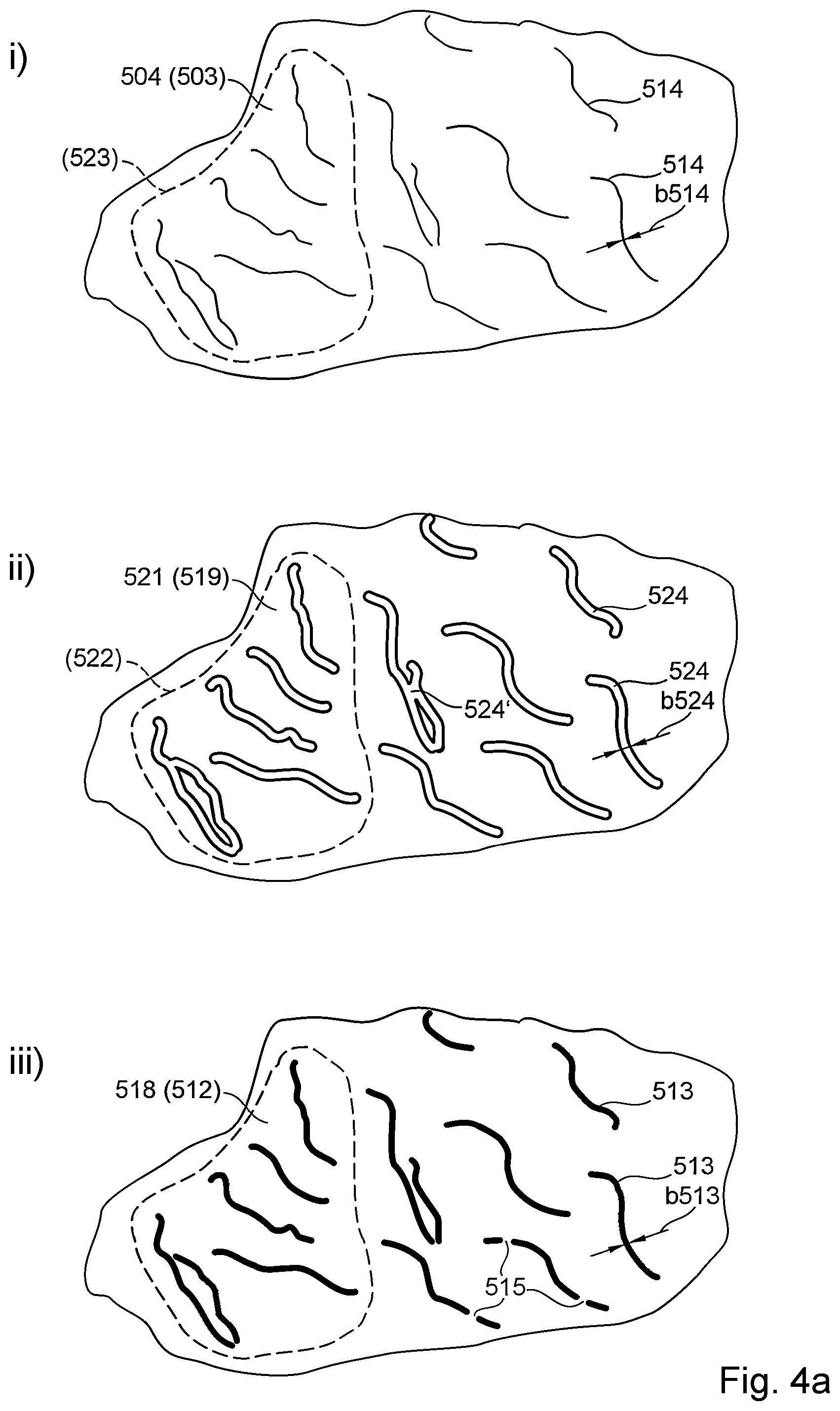 Patent US11787220 Figure 7 – Security element, security document including a security element, and device and method for producing a security element