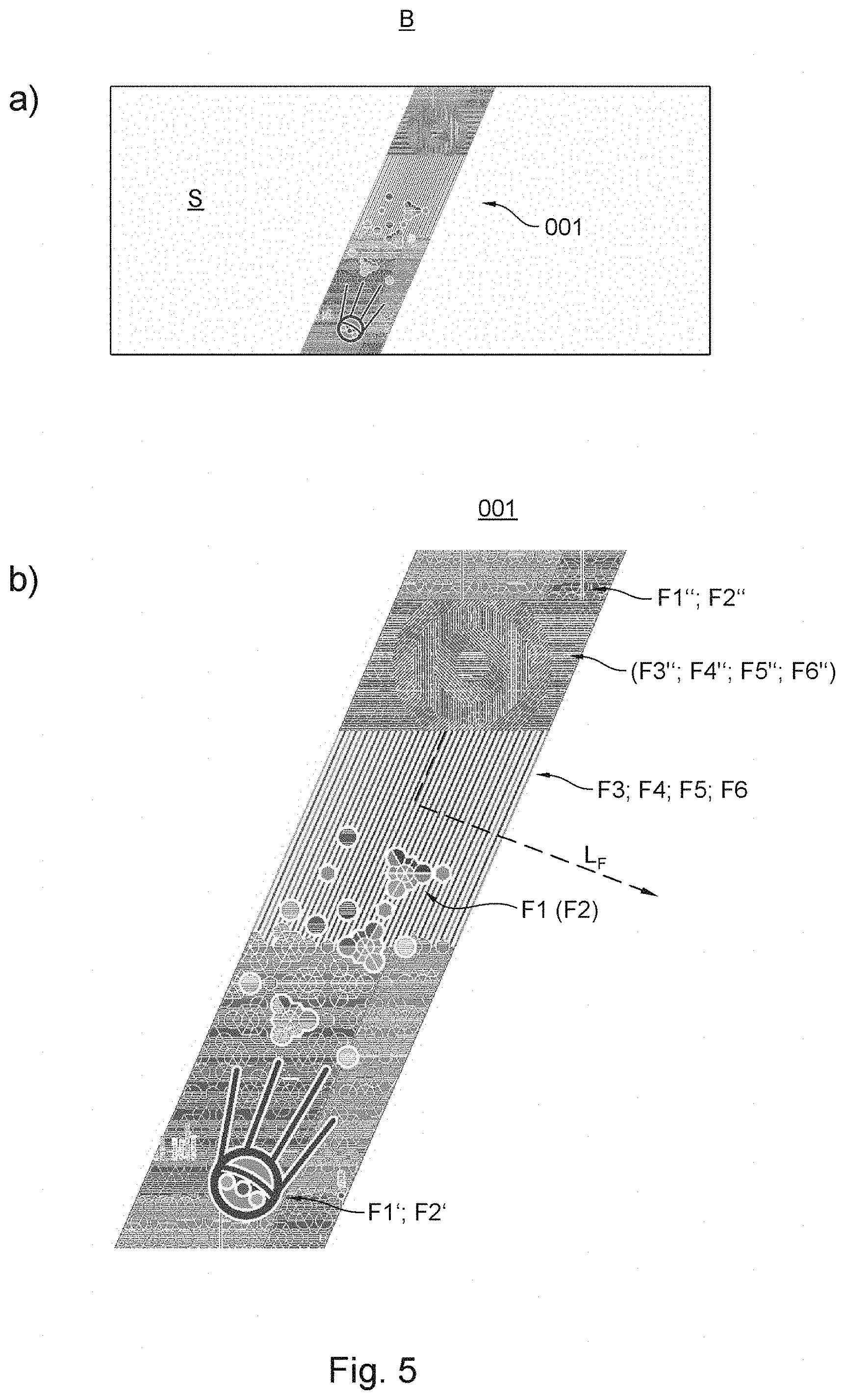 Patent US11787220 Figure 9 – Security element, security document including a security element, and device and method for producing a security element