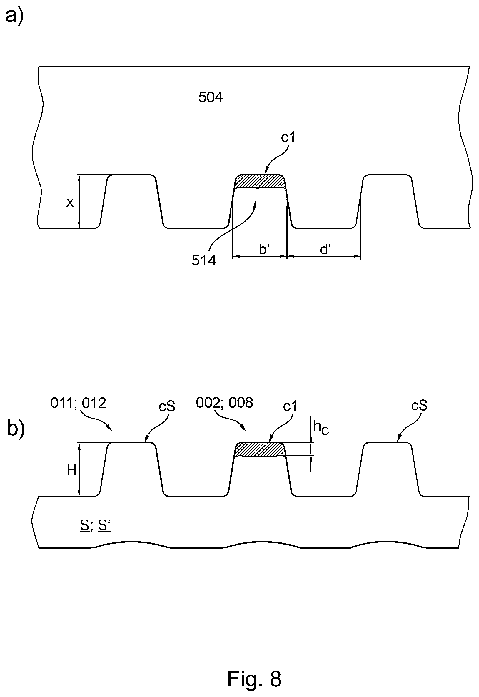 Patent US11787220 Figure 12 – Security element, security document including a security element, and device and method for producing a security element