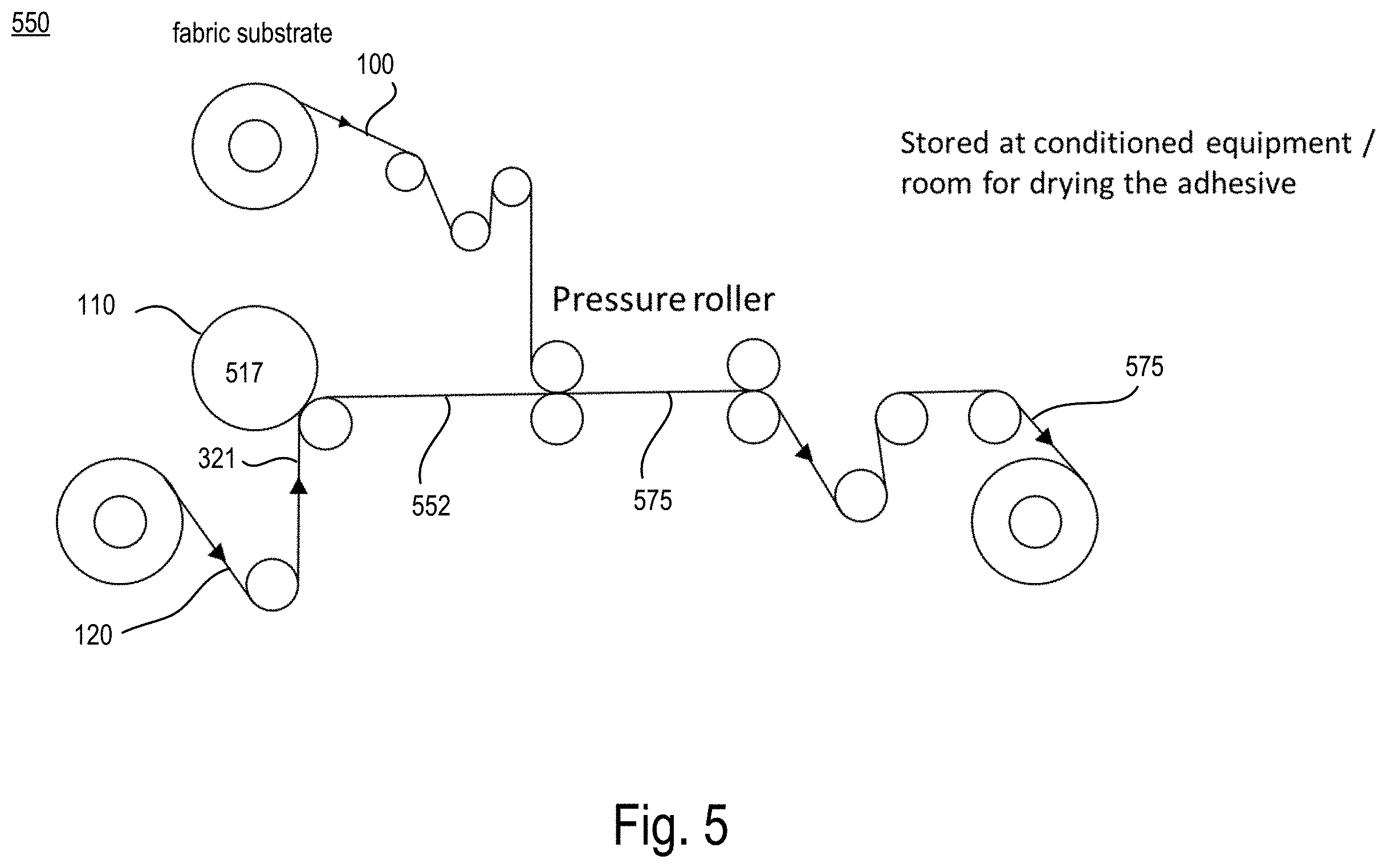 Patent US11787228 Figure 6 – Fabric printing method for producing sparkling fabric