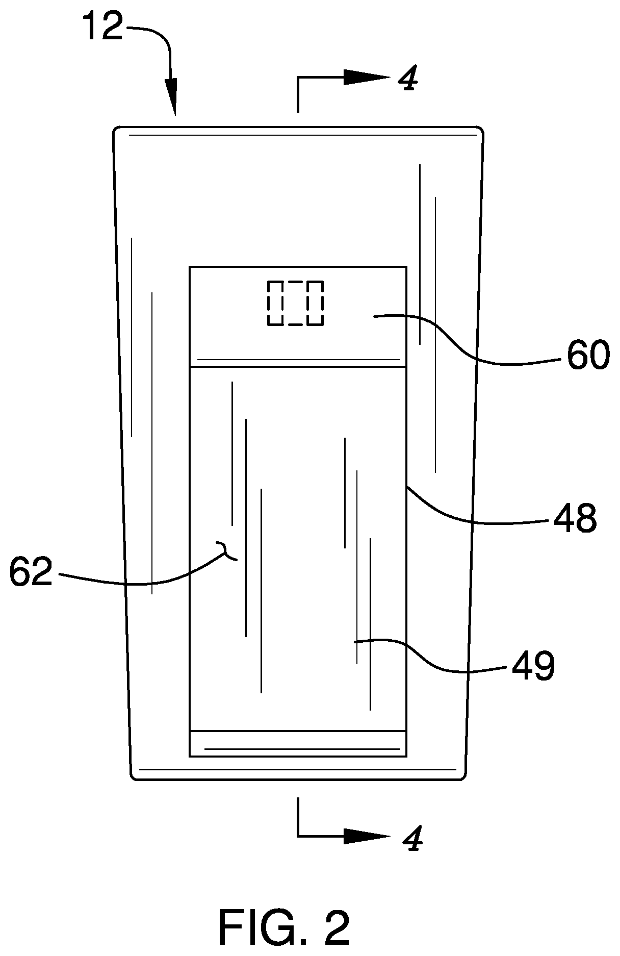 Patent US11787229 Figure 2 – Paint storage assembly