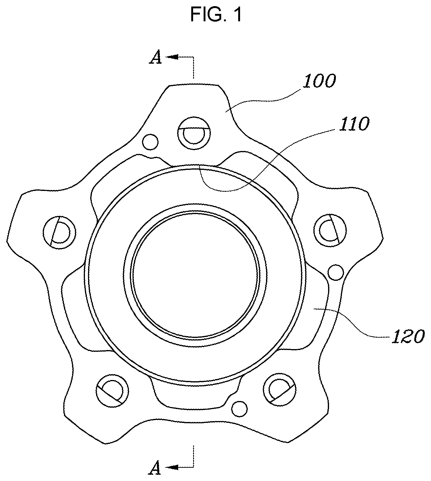 Patent US11787231 Figure 1 – Hub built-in type constant velocity joint