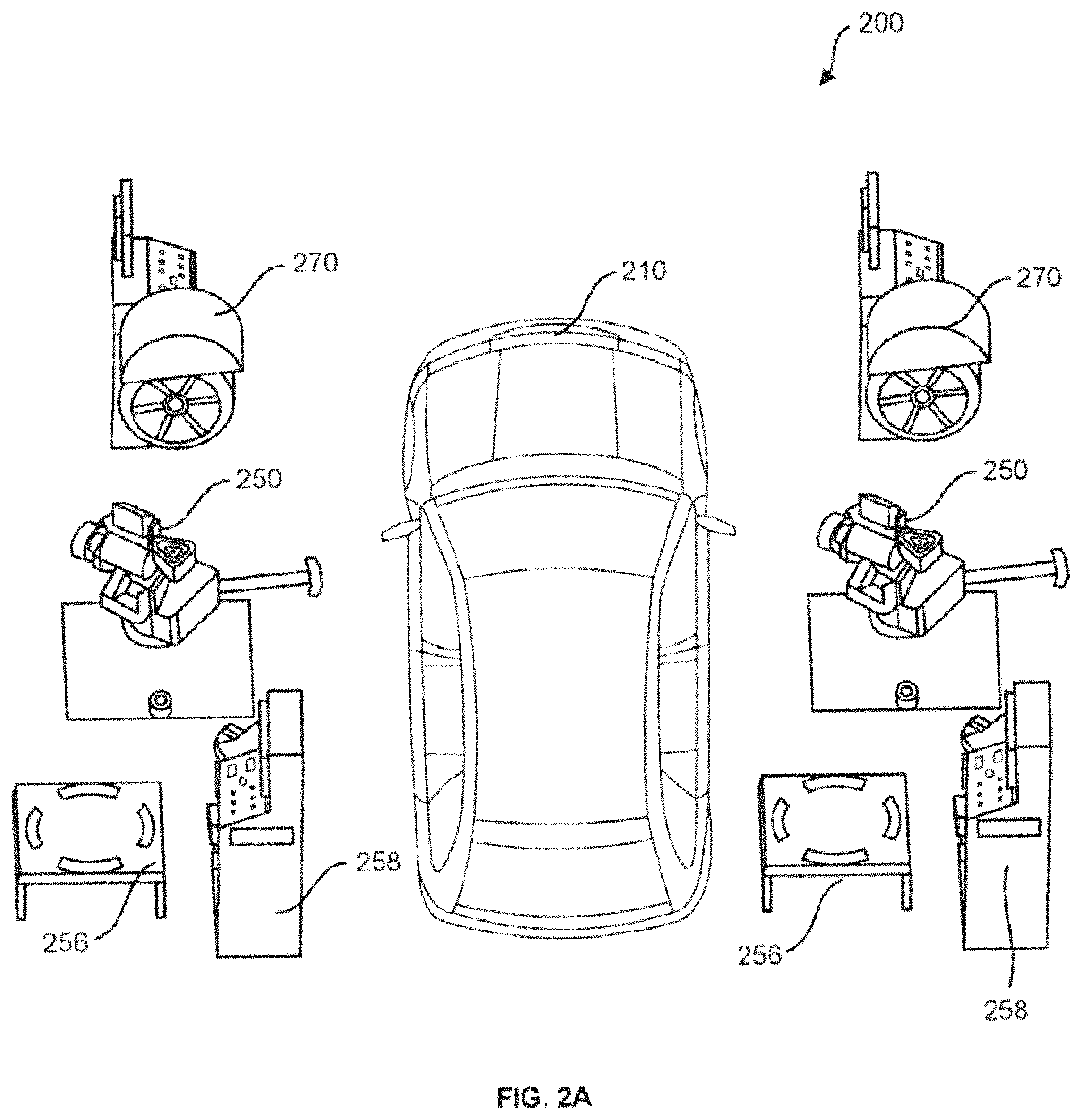 Patent US11787232 Figure 2 – Automated removal and replacement of vehicle wheels and tires