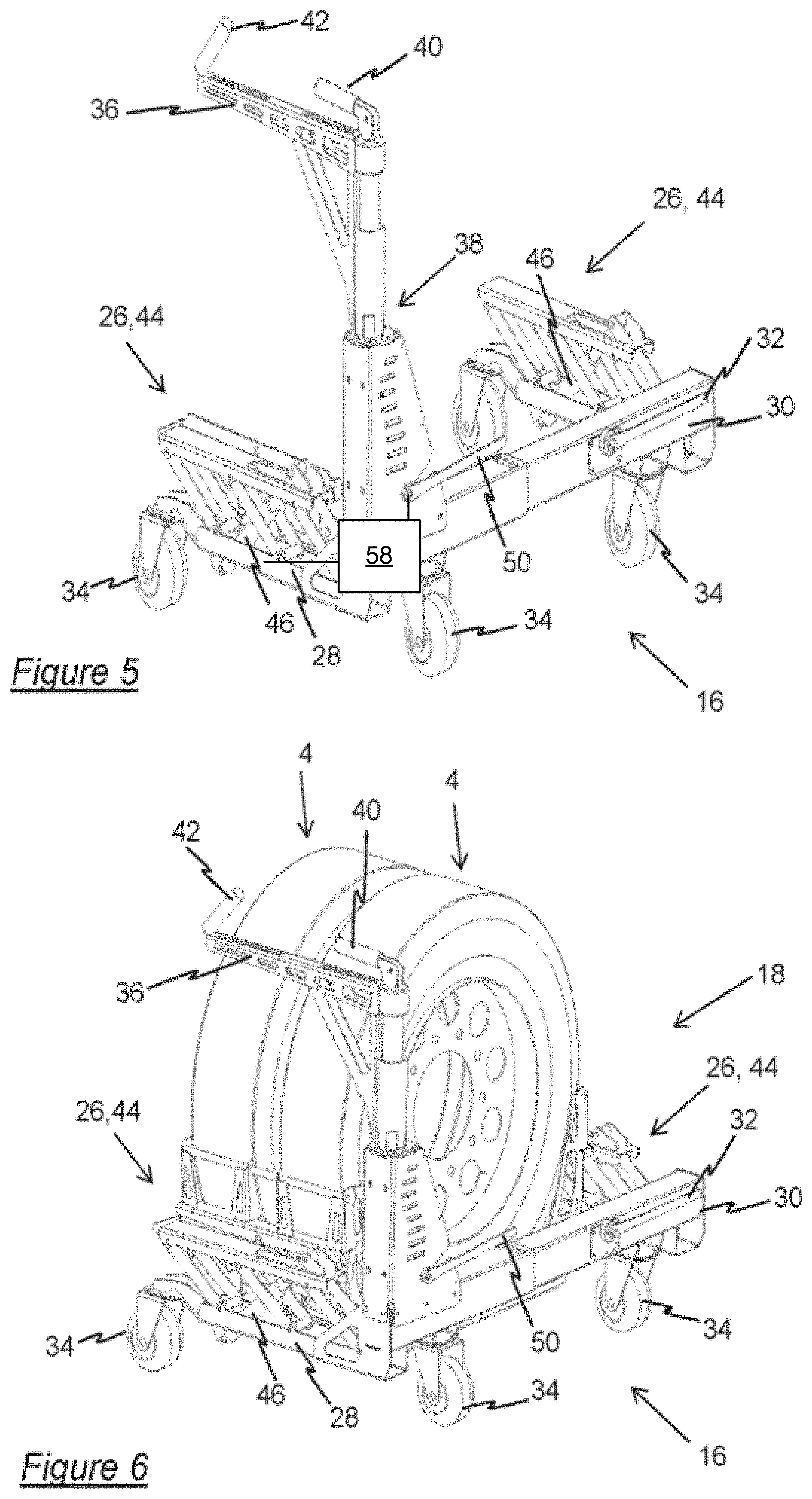Patent US11787233 Figure 3 – Rack and apparatus for supporting wheels