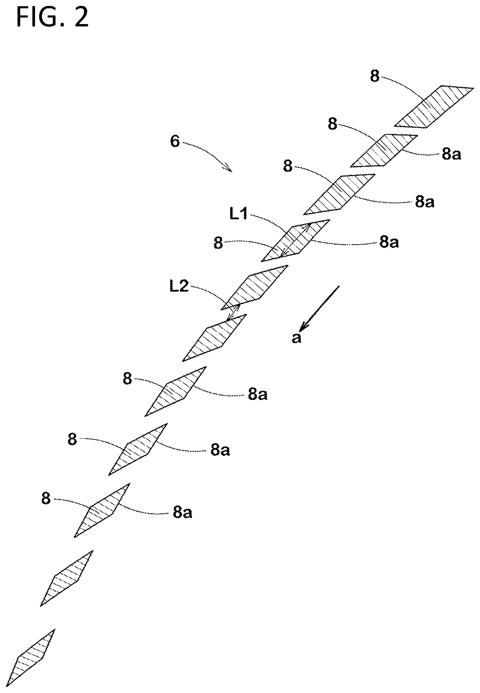 Patent US11787237 Figure 2 – Pneumatic tire