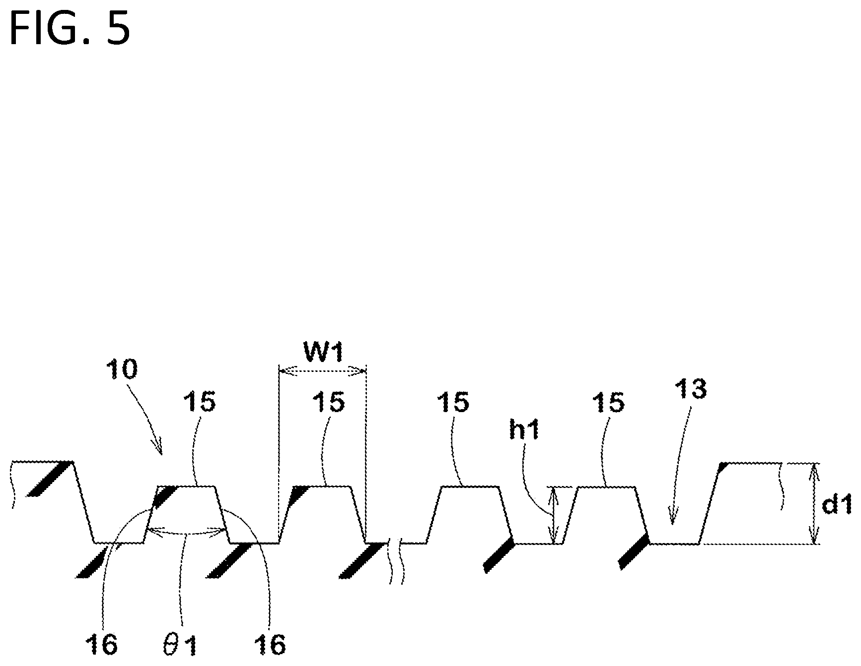 Patent US11787237 Figure 5 – Pneumatic tire