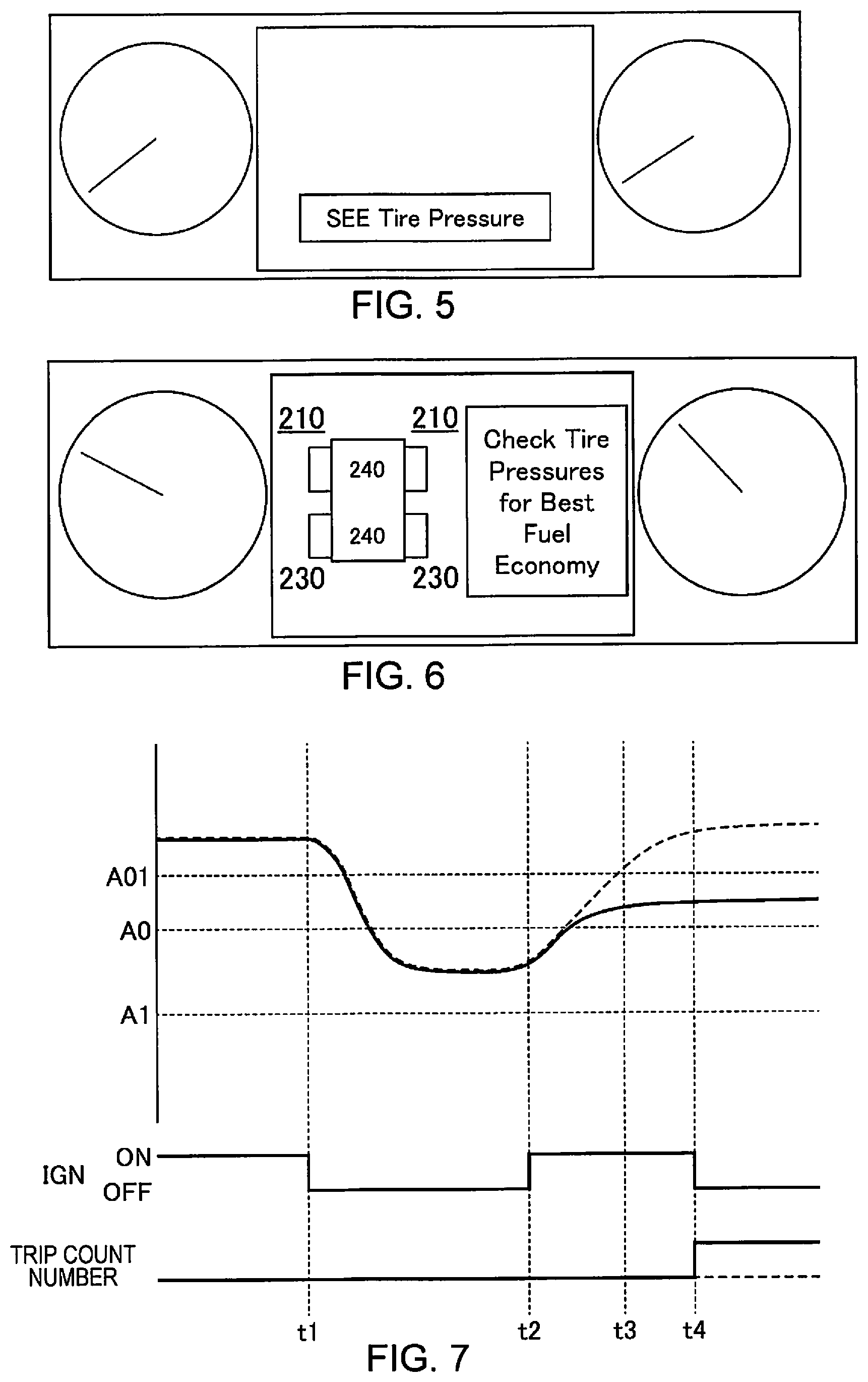 Patent US11787240 Figure 3 – Tire pressure warning device