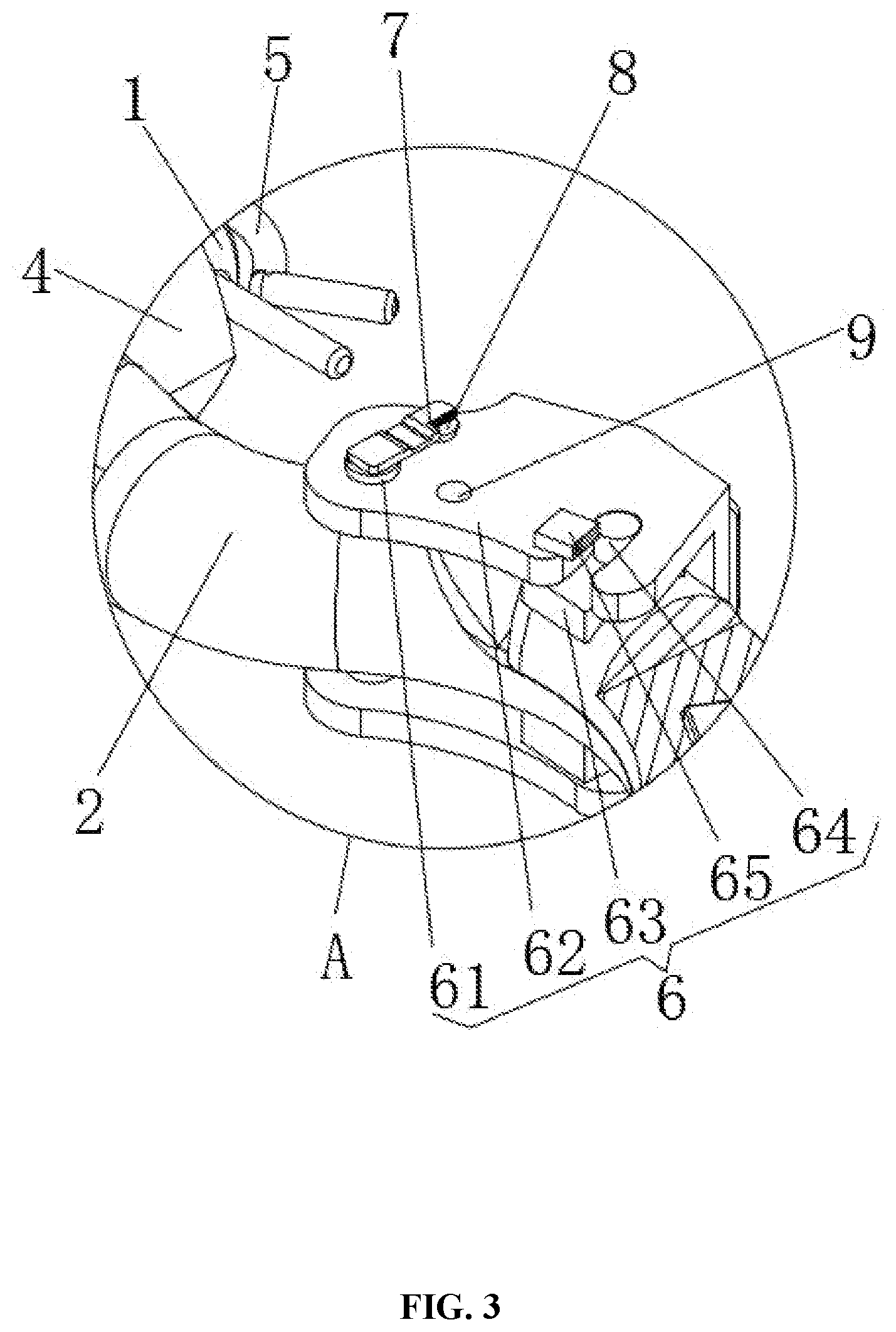 Patent US11787244 Figure 3 – Split trailer shackle