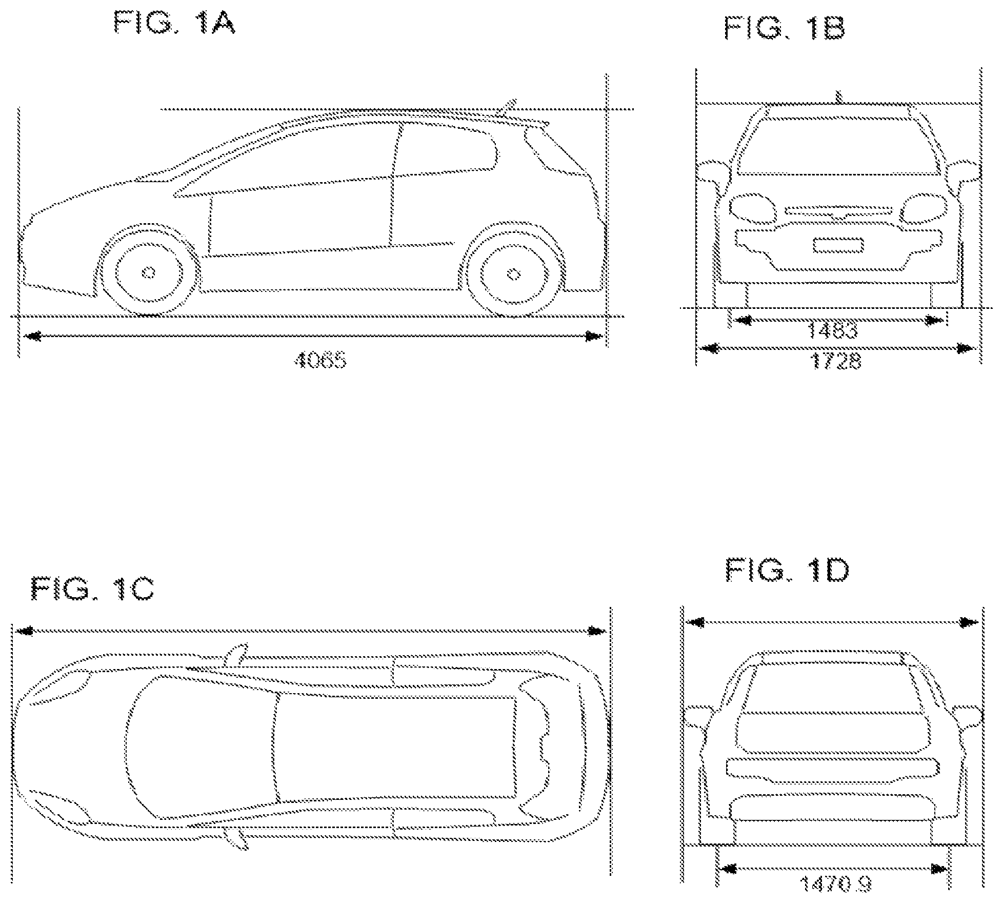 Patent US11787250 — Narrow vehicles and jet aircraft vehicles — Figure 1
