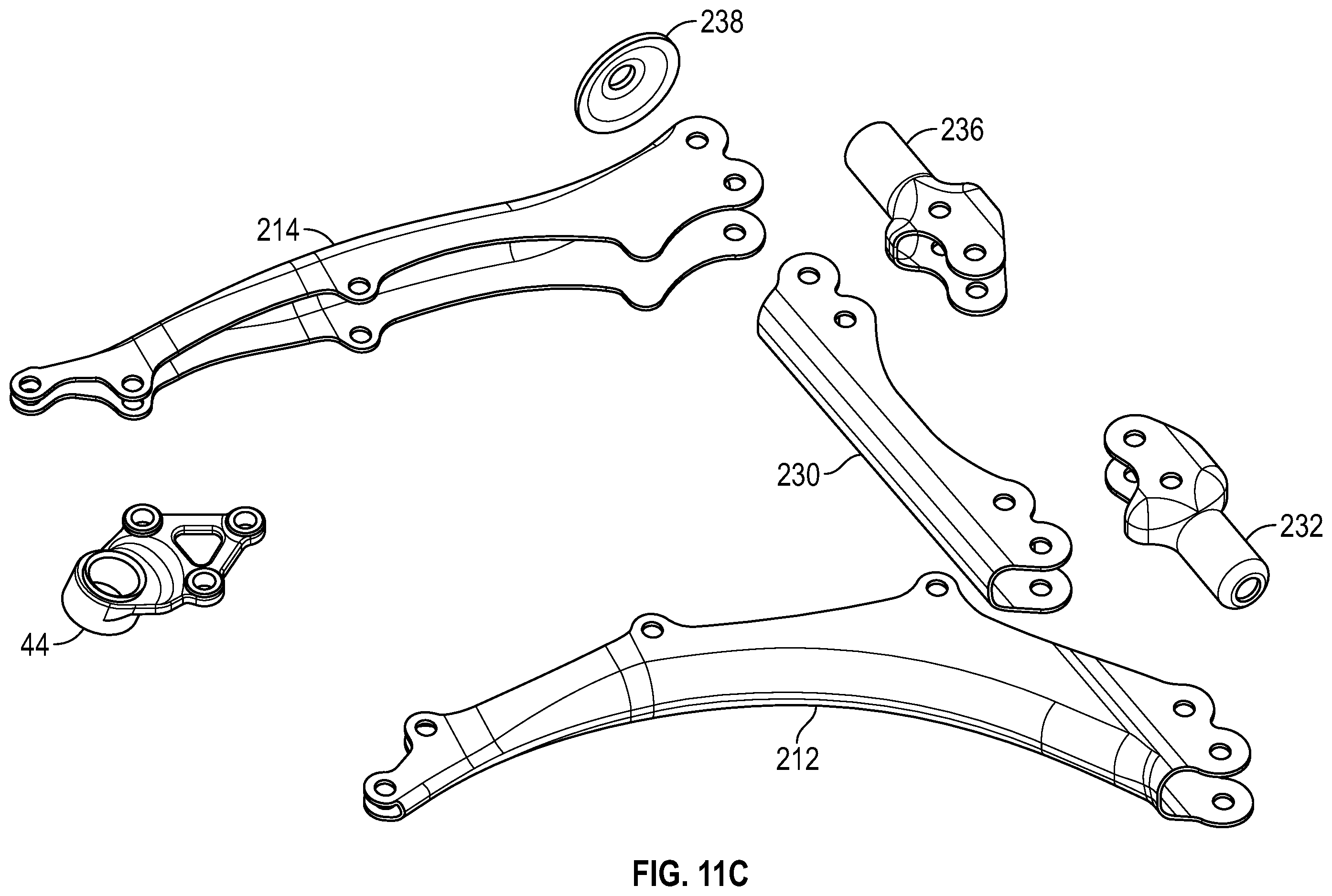 Patent US11787252 Figure 13 – Weldless vehicular suspension control arm