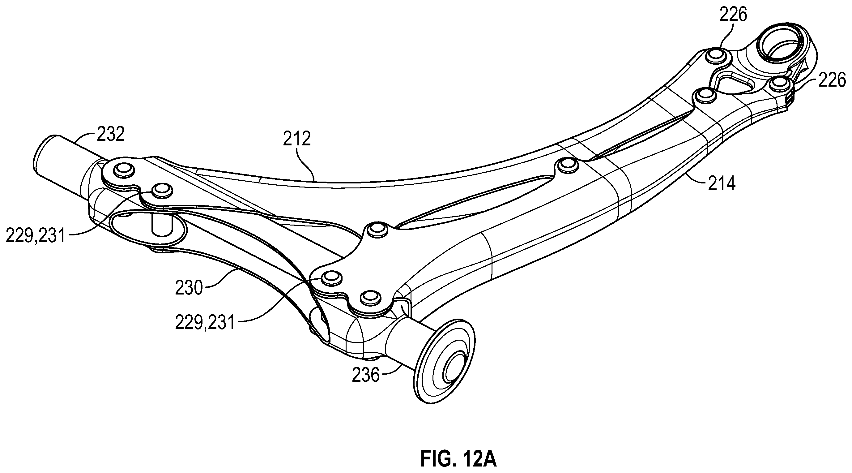 Patent US11787252 Figure 14 – Weldless vehicular suspension control arm