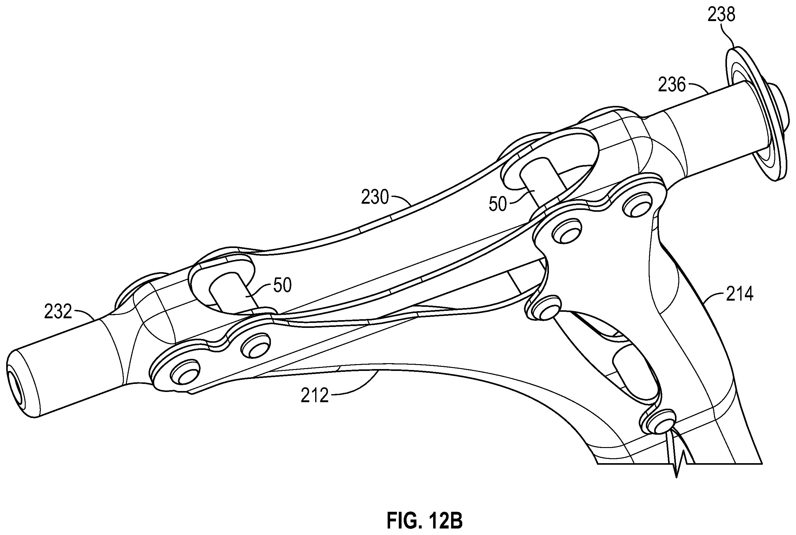 Patent US11787252 Figure 15 – Weldless vehicular suspension control arm