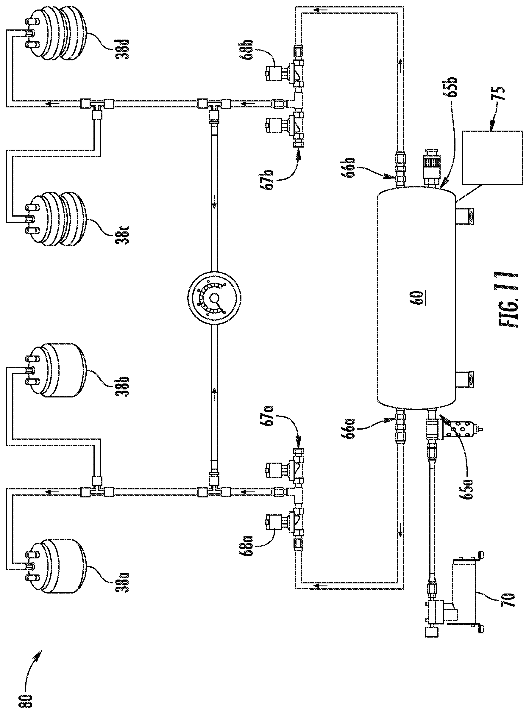 Patent US11787253 Figure 8 – Transparent light up air tank for holding compressible fluids