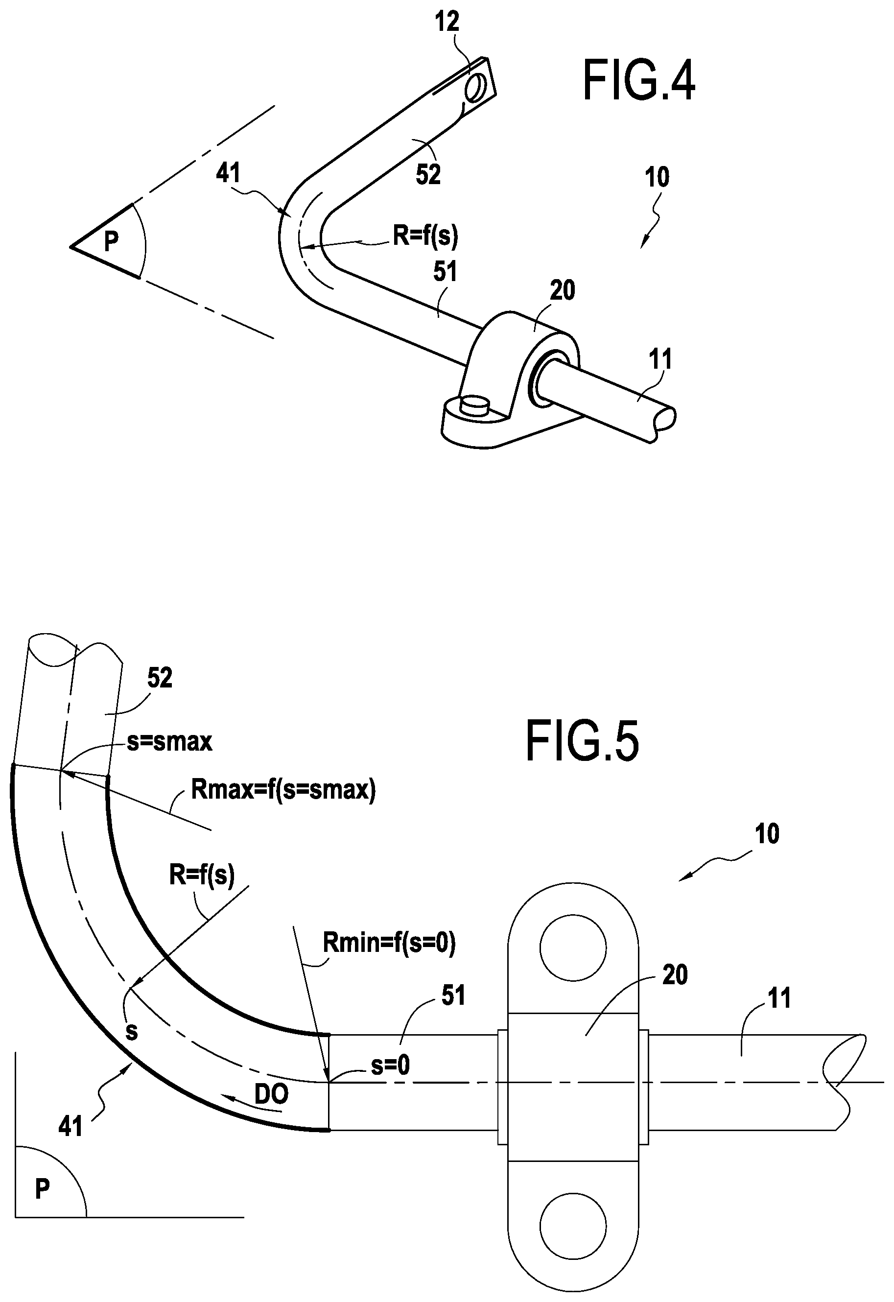Patent US11787256 Figure 2 – Stabilizing bar for a vehicle