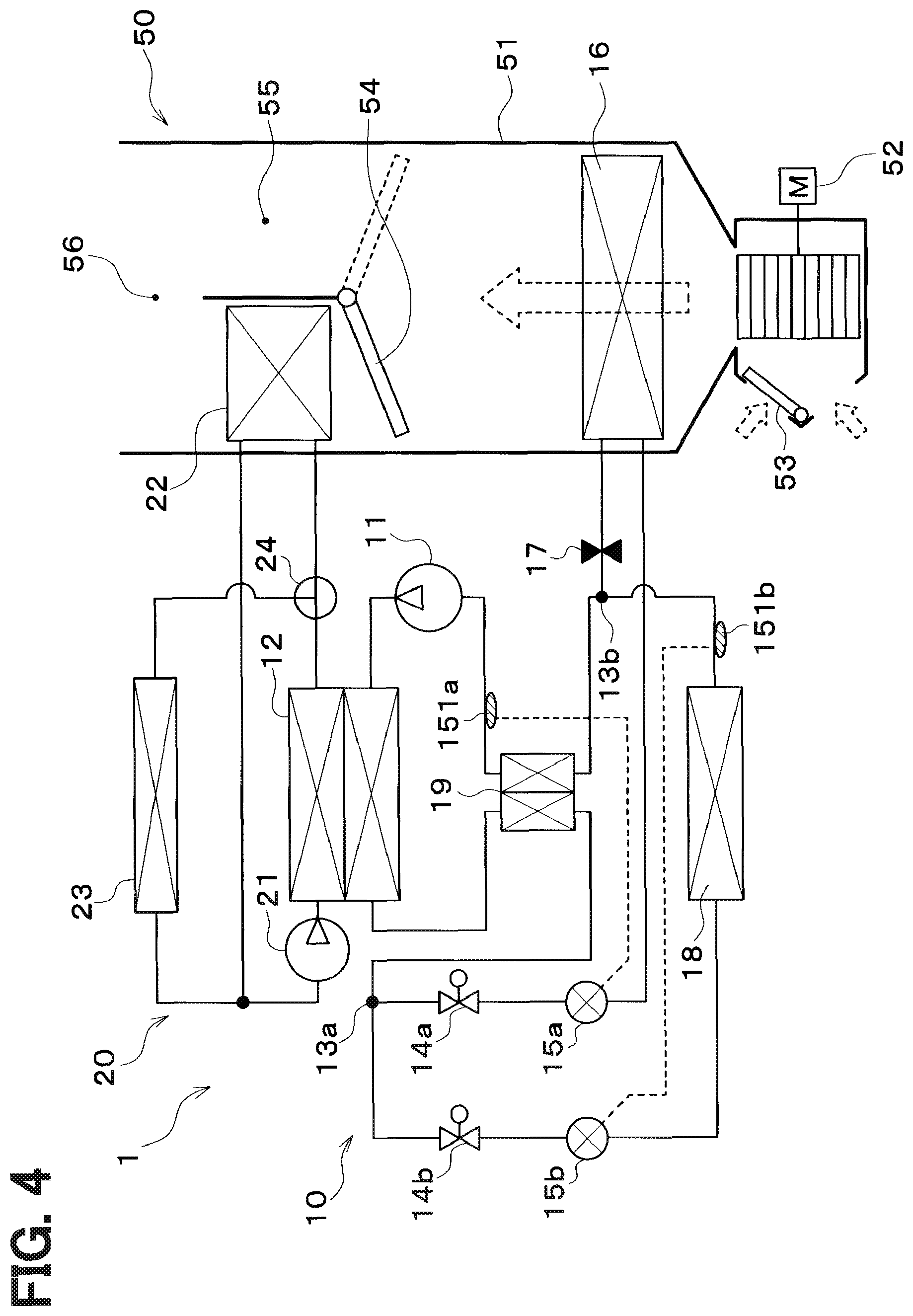 Patent US11787258 Figure 4 – Refrigeration cycle device