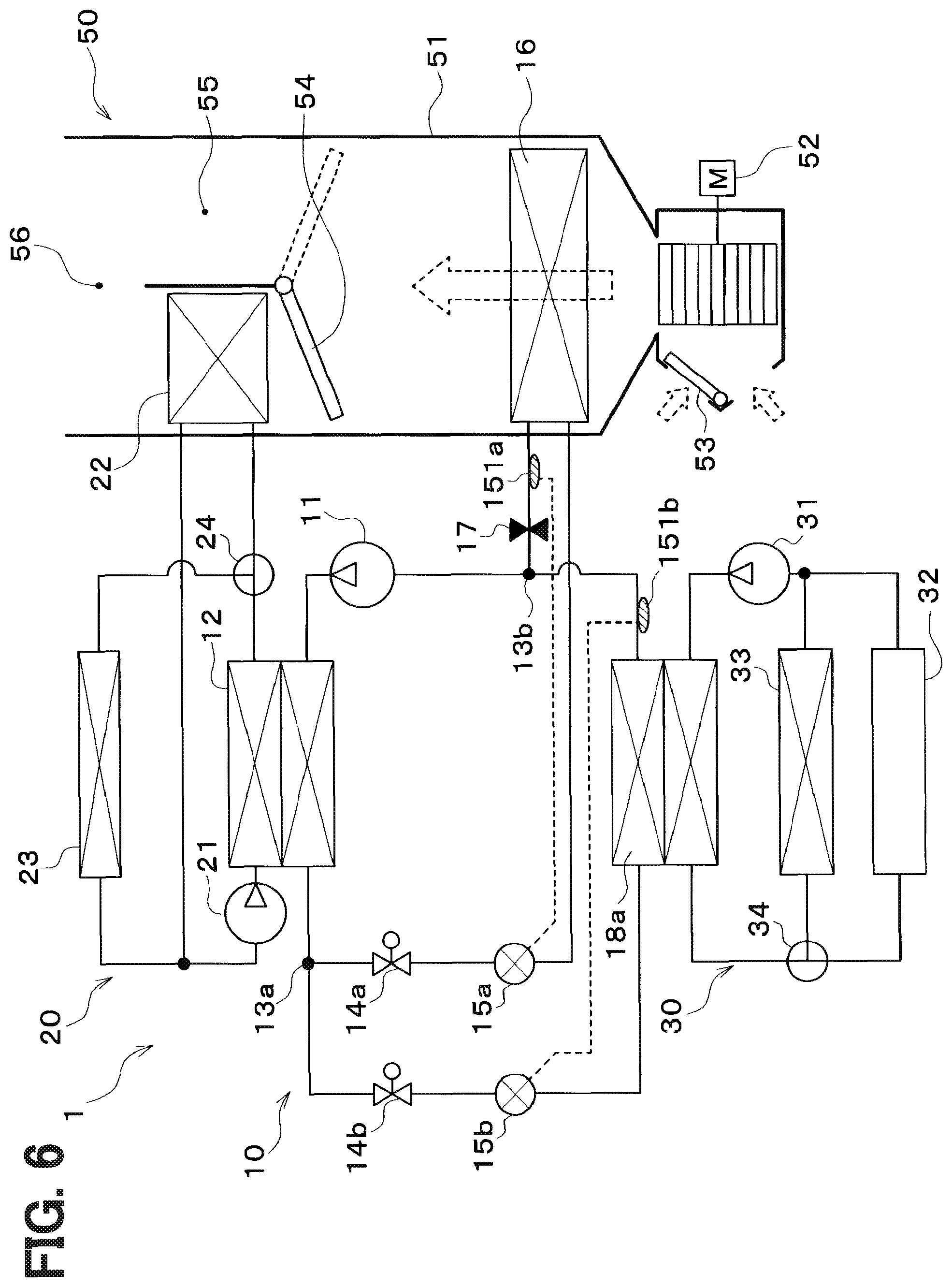 Patent US11787258 Figure 6 – Refrigeration cycle device
