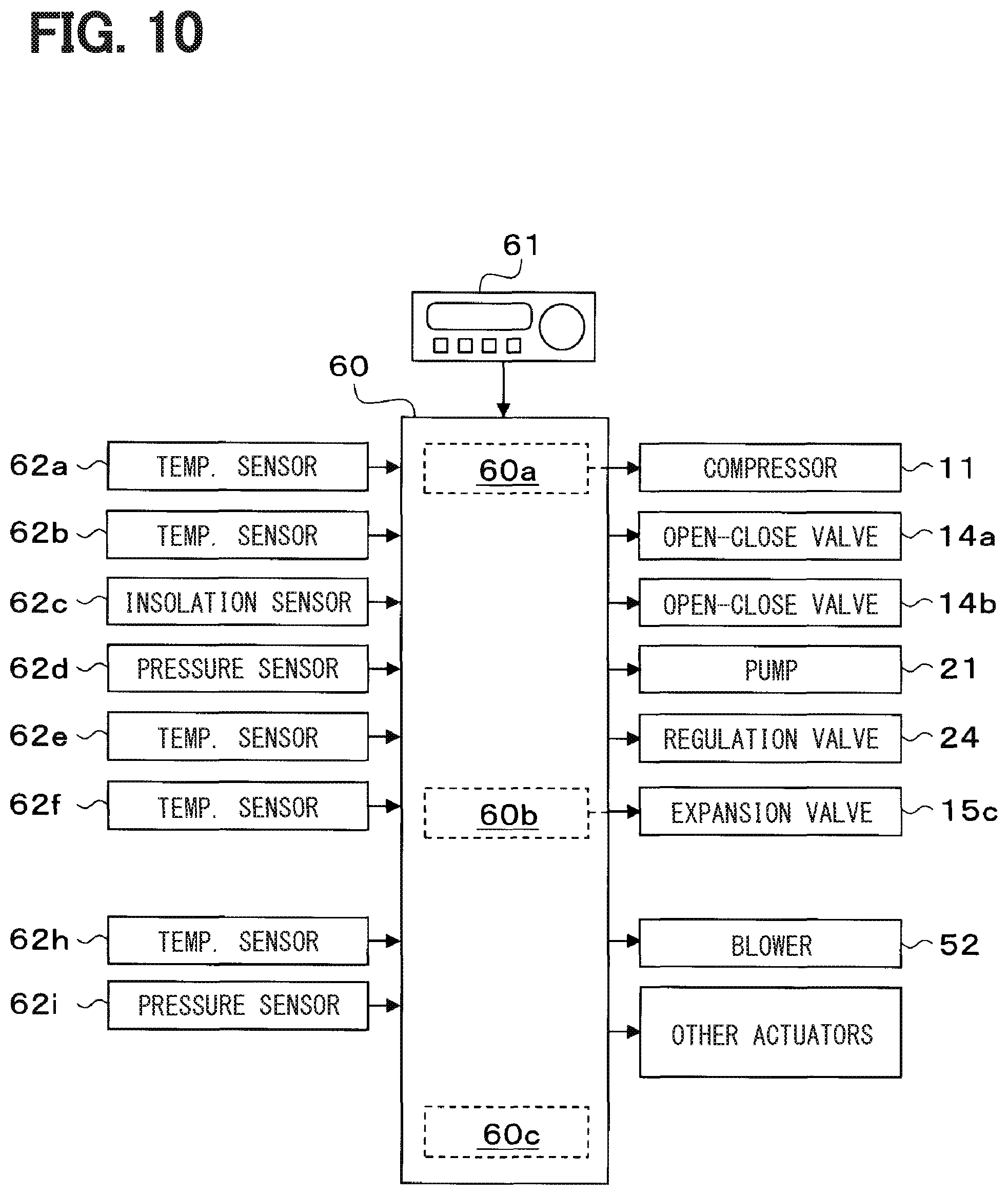 Patent US11787258 Figure 10 – Refrigeration cycle device
