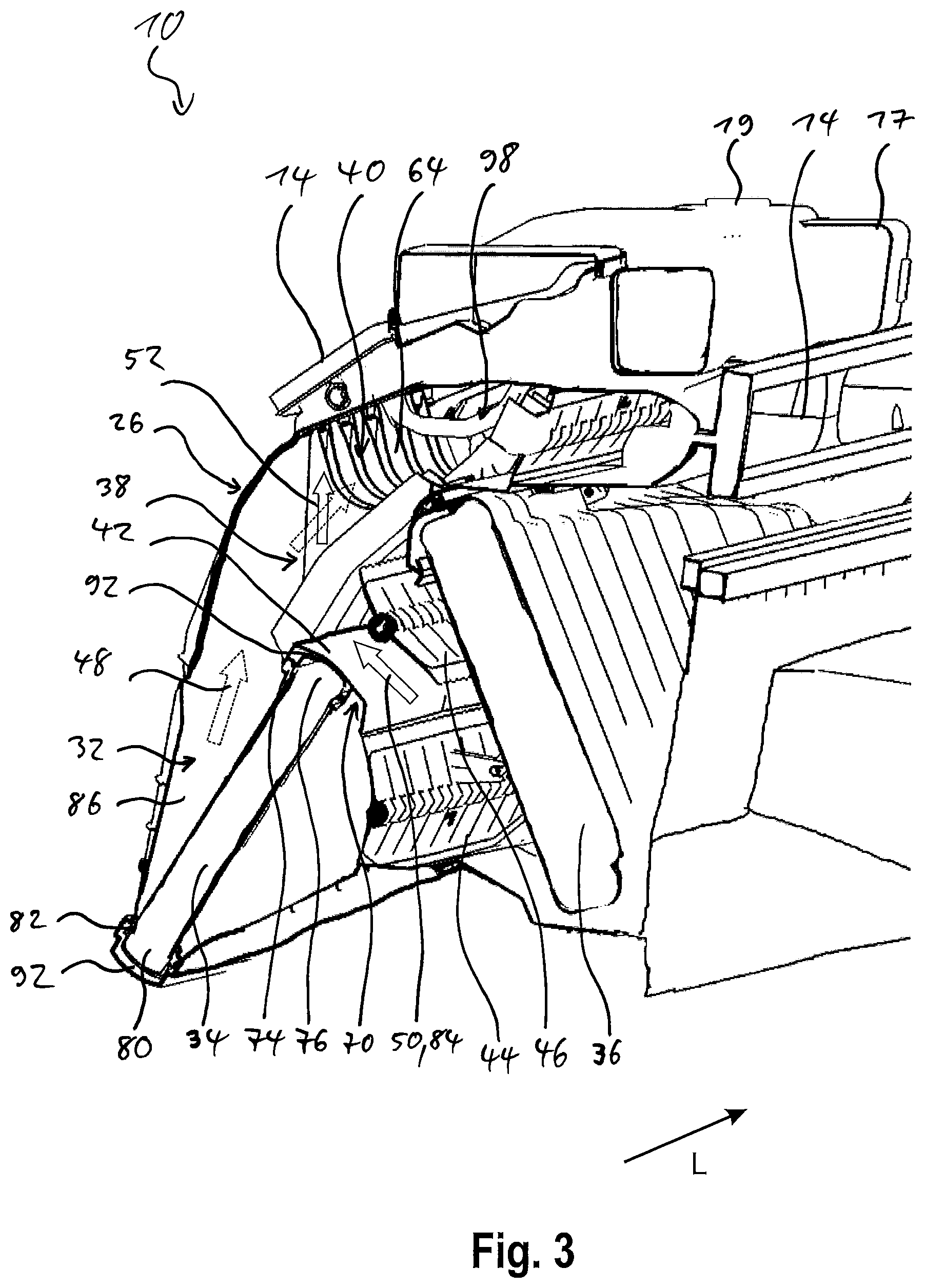 Patent US11787259 Figure 3 – Heating, ventilation and/or air-conditioning device