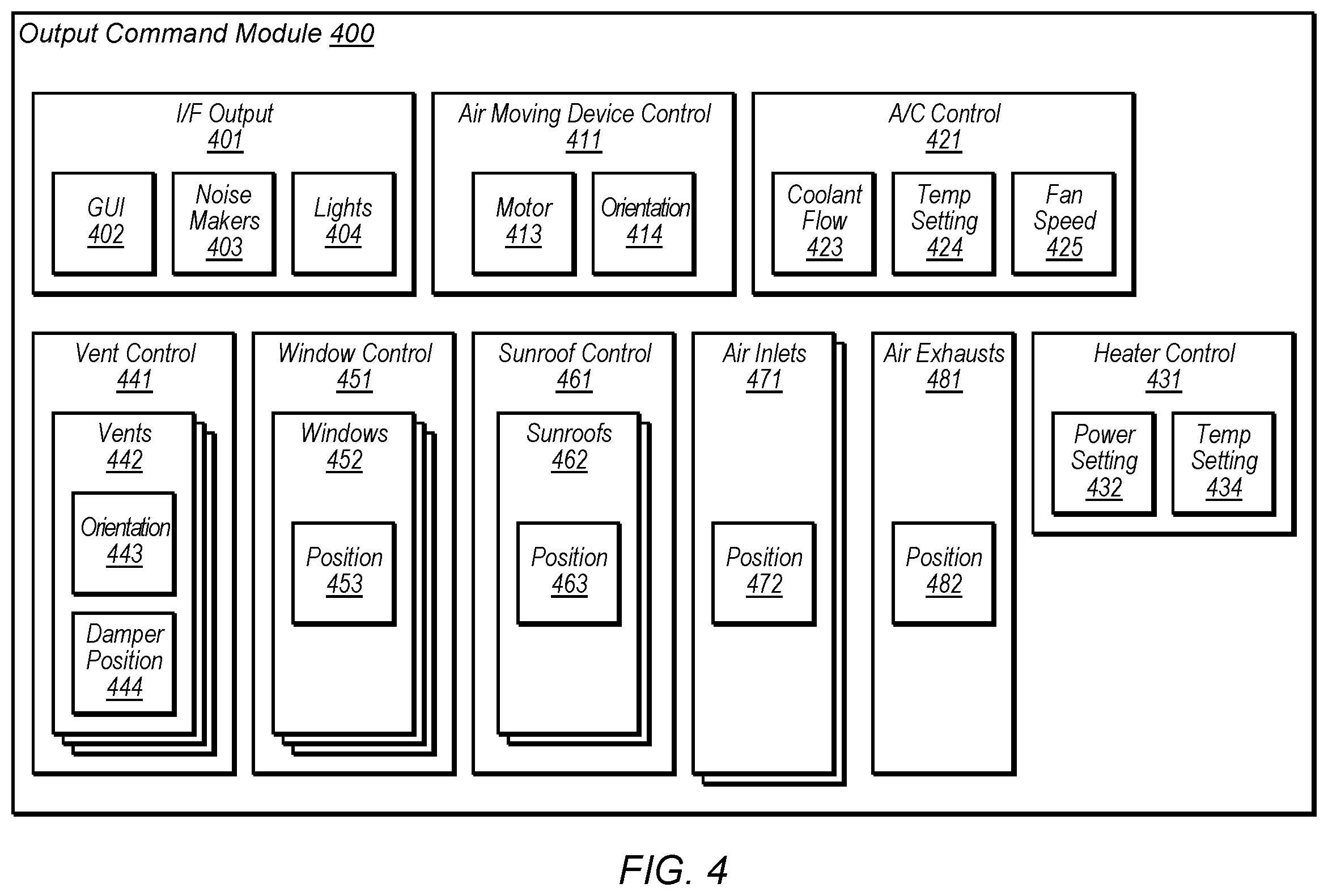 Patent US11787260 Figure 5 – Climate control