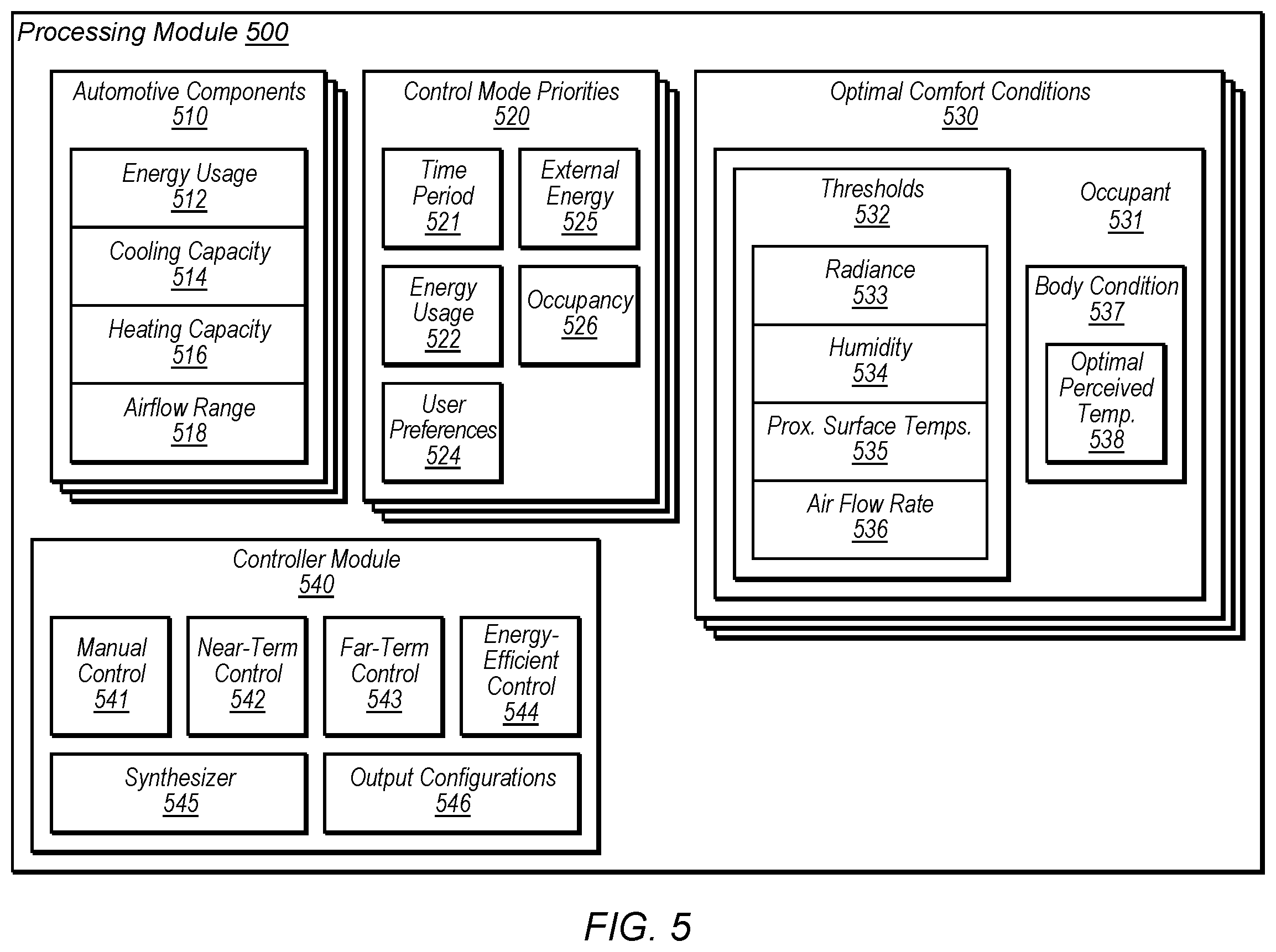 Patent US11787260 Figure 6 – Climate control