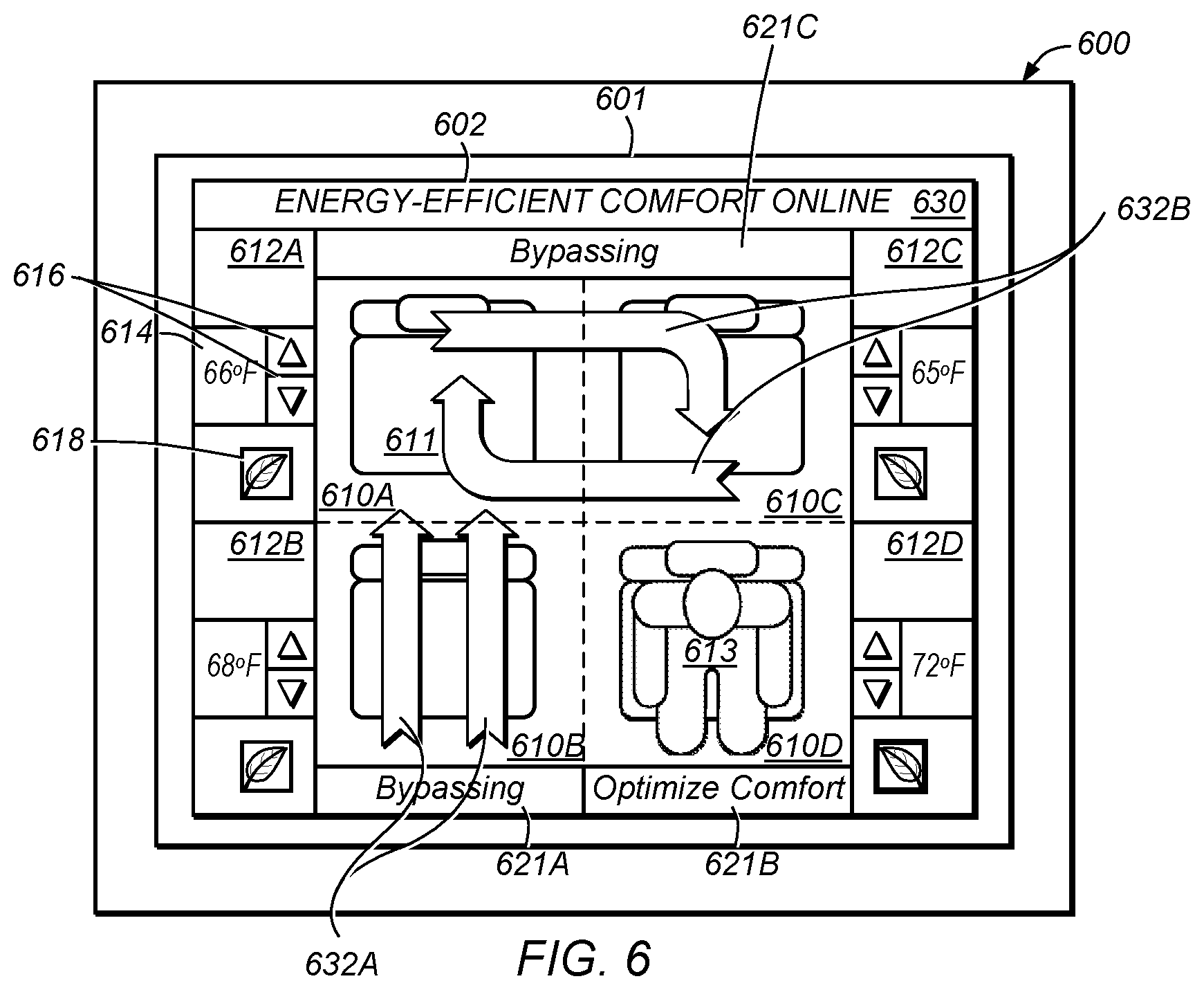 Patent US11787260 Figure 7 – Climate control