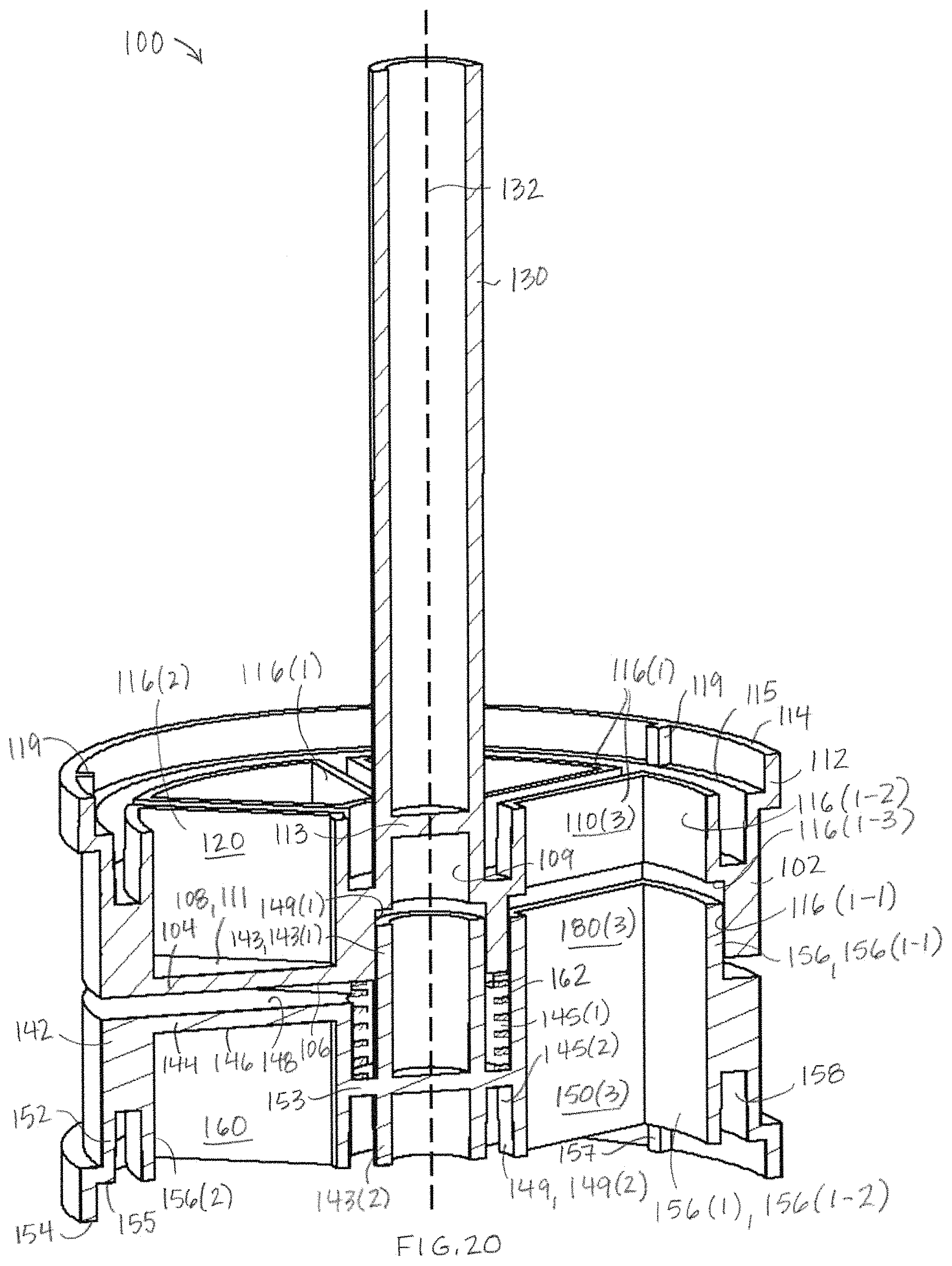 Patent US11787261 Figure 10 – Multi-port rotary valve