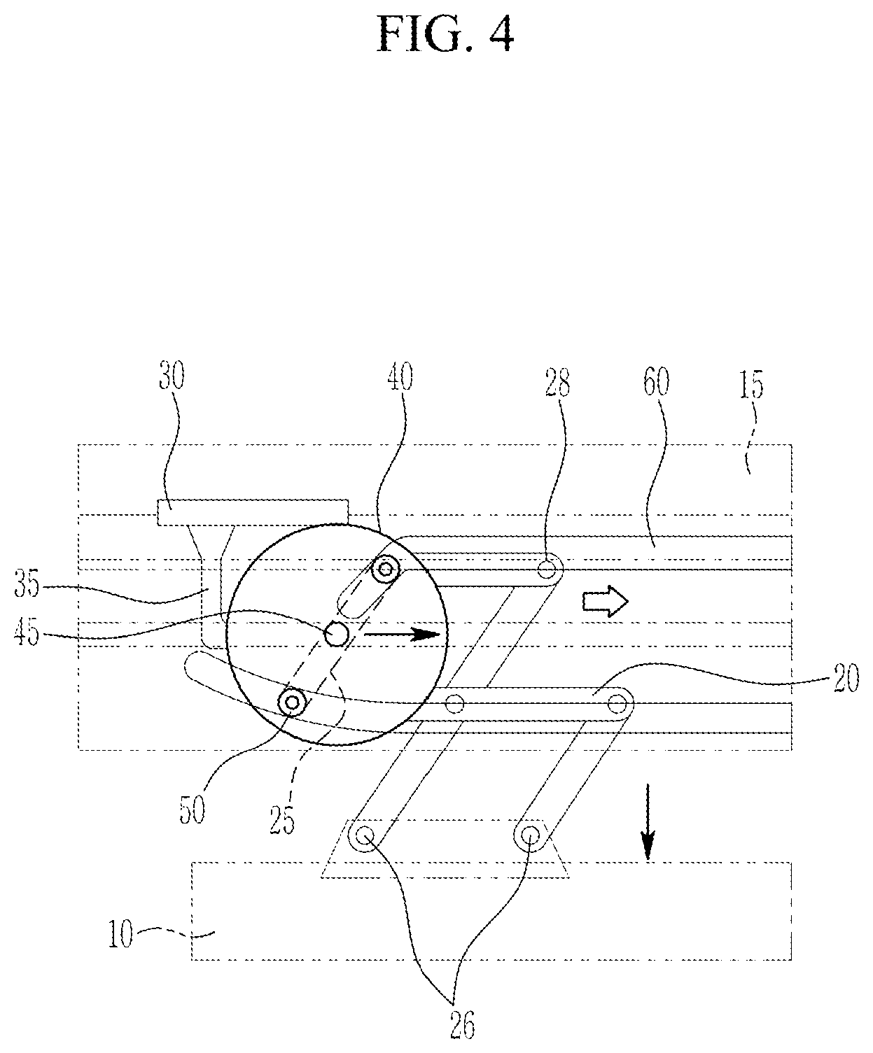 Patent US11787271 Figure 4 – Sliding door device for vehicle