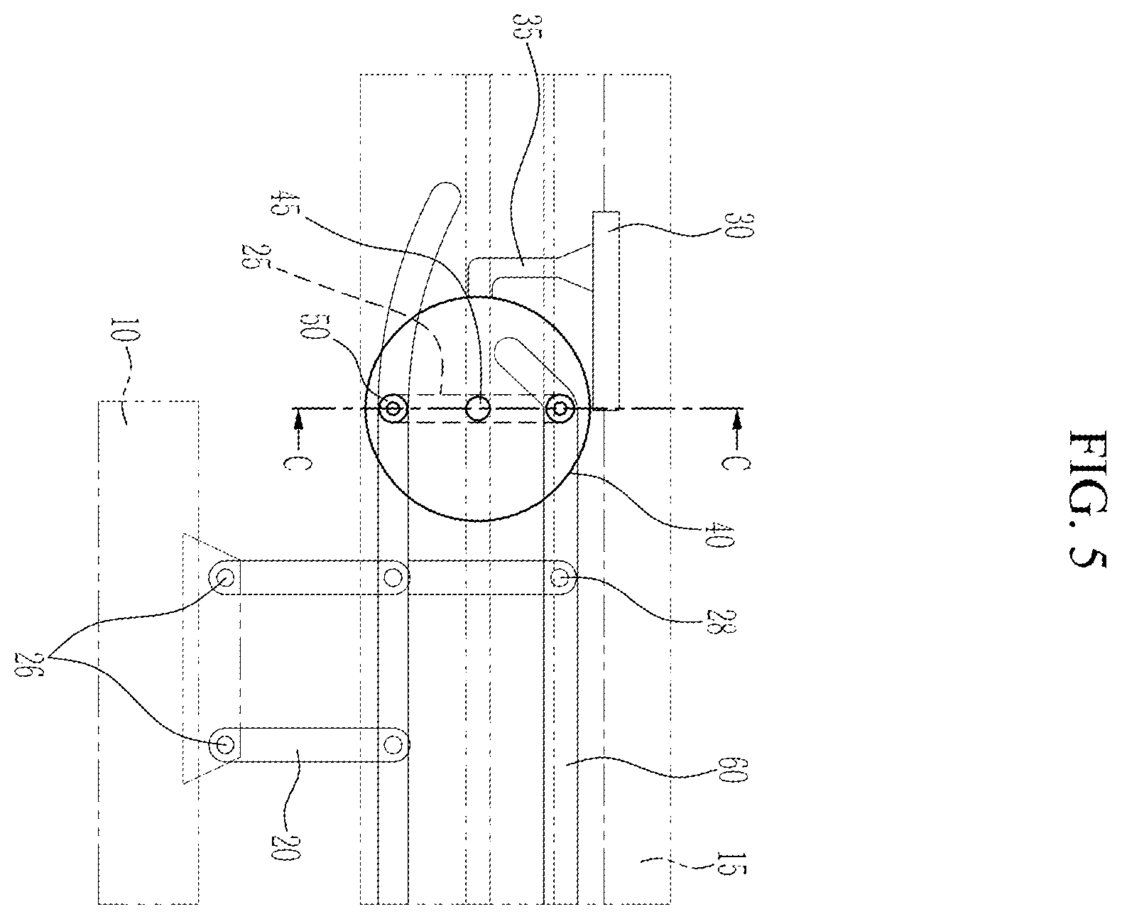 Patent US11787271 Figure 5 – Sliding door device for vehicle