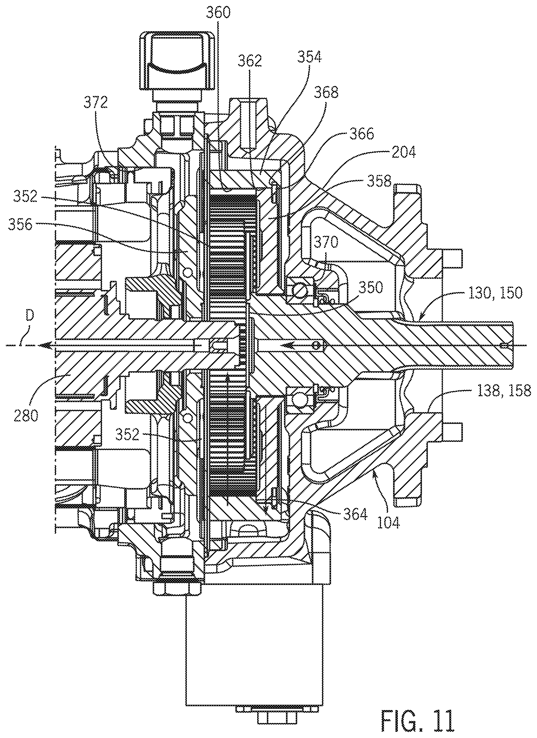 Patent US11787275 Figure 10 – Electric drive with hydraulic mounting interface
