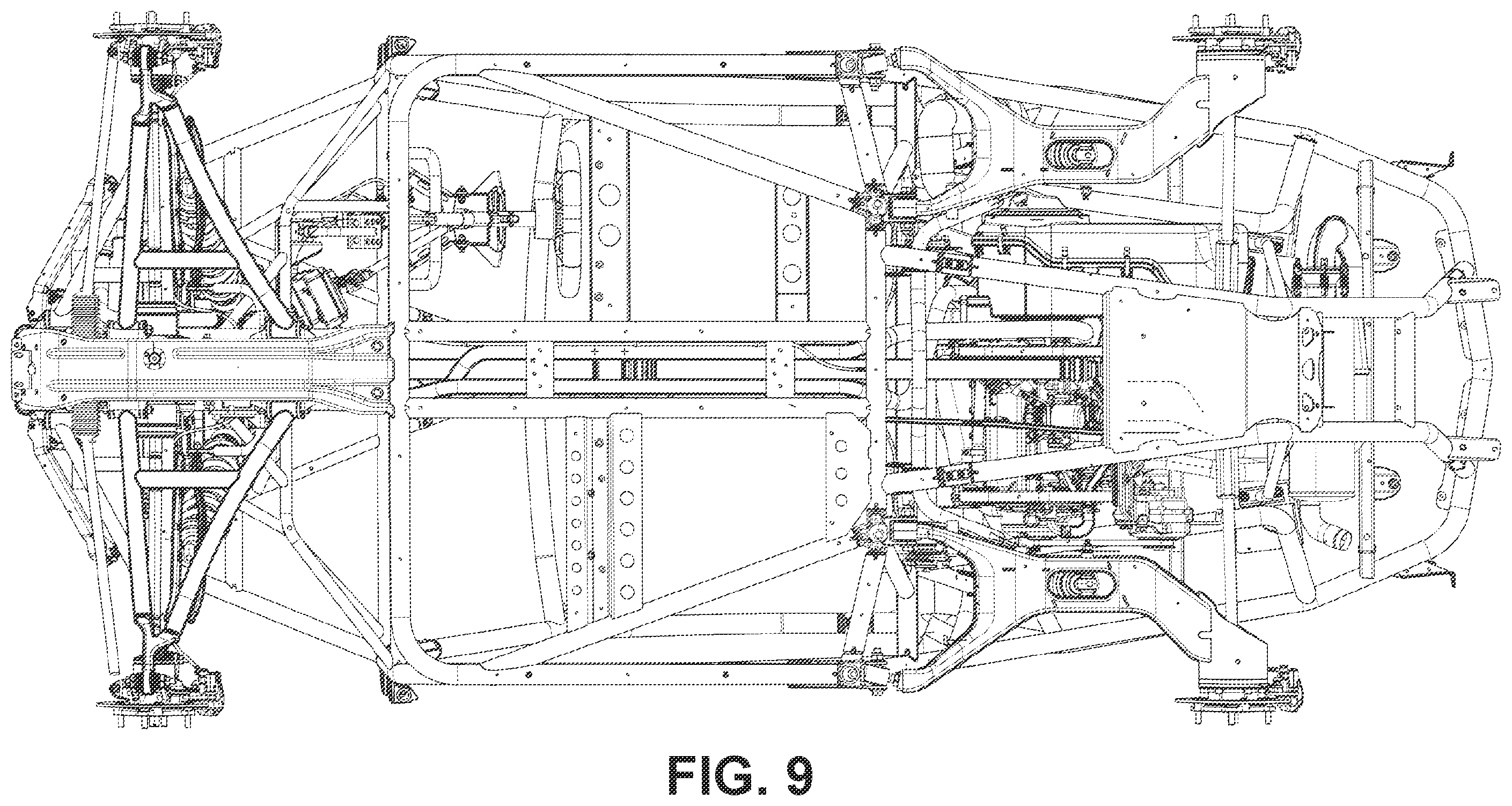 Patent US11787279 Figure 9 – Off-road recreational vehicle