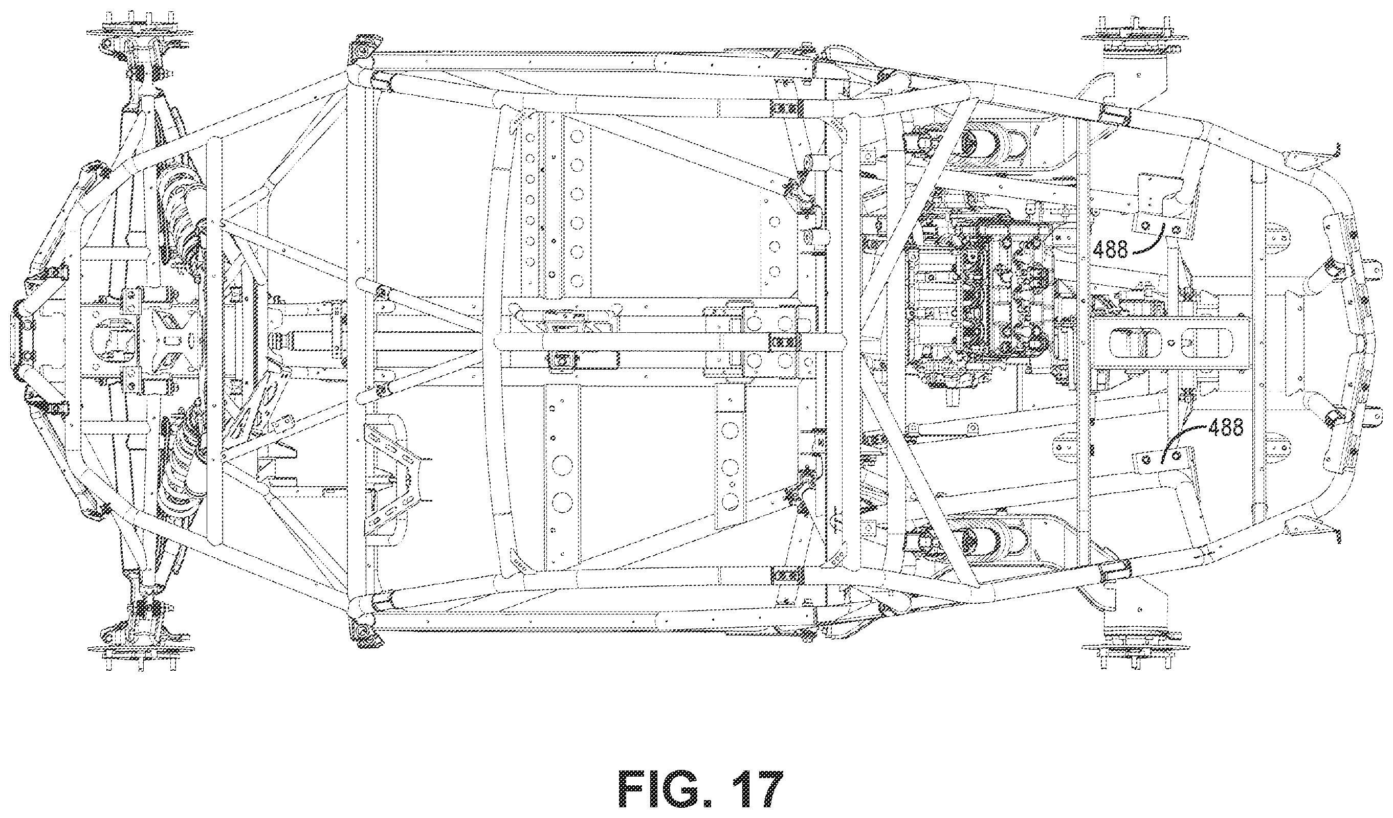 Patent US11787279 Figure 17 – Off-road recreational vehicle