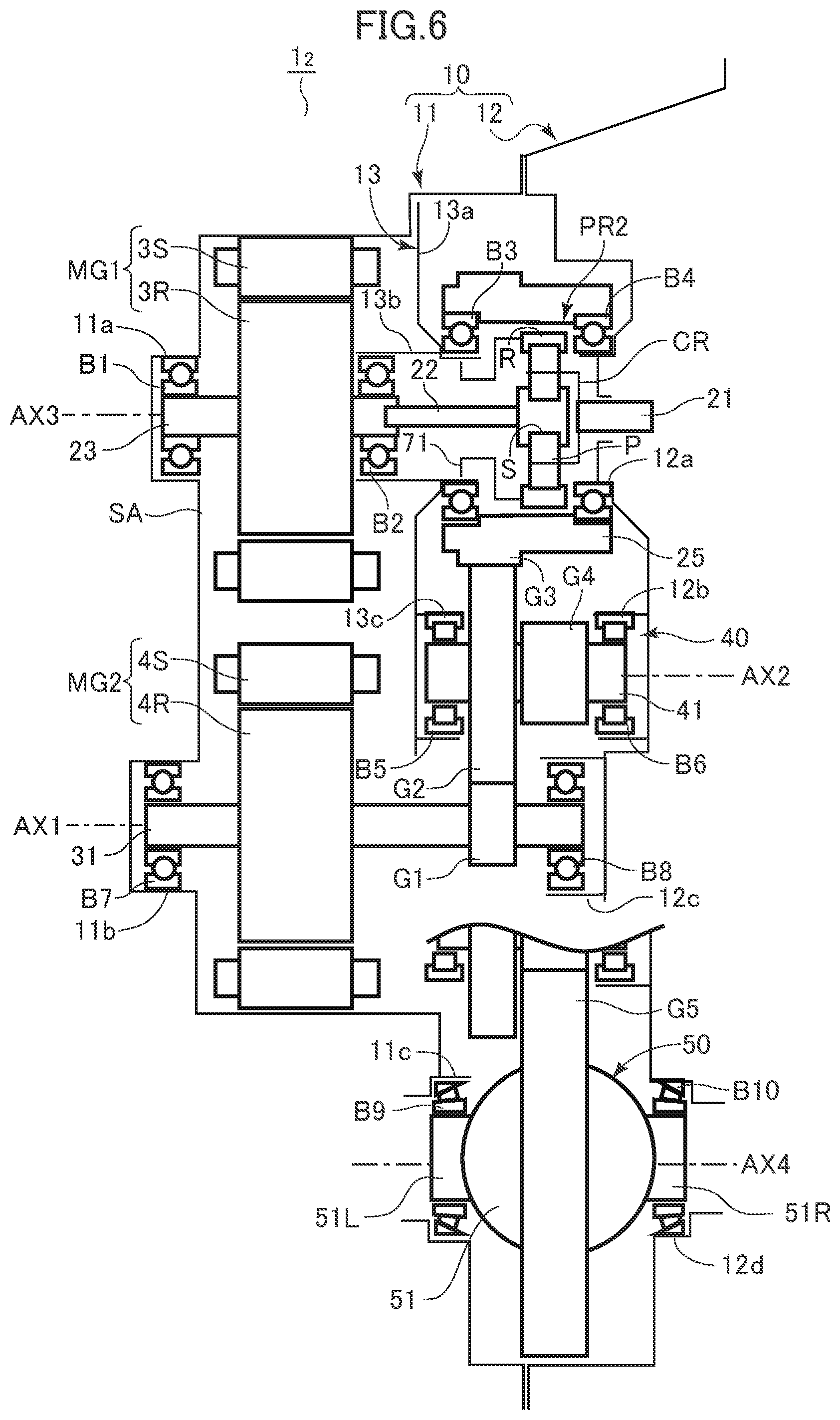 Patent US11787283 Figure 6 – Vehicle drive apparatus and vehicle drive apparatus manufacturing method
