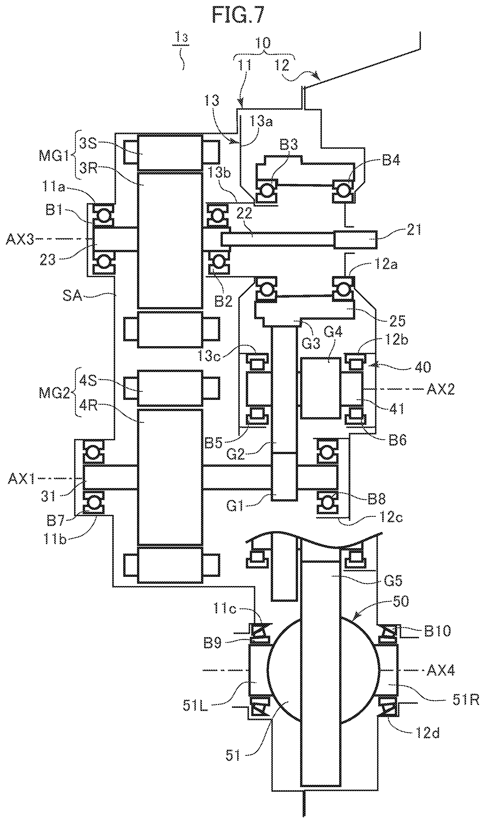 Patent US11787283 Figure 7 – Vehicle drive apparatus and vehicle drive apparatus manufacturing method
