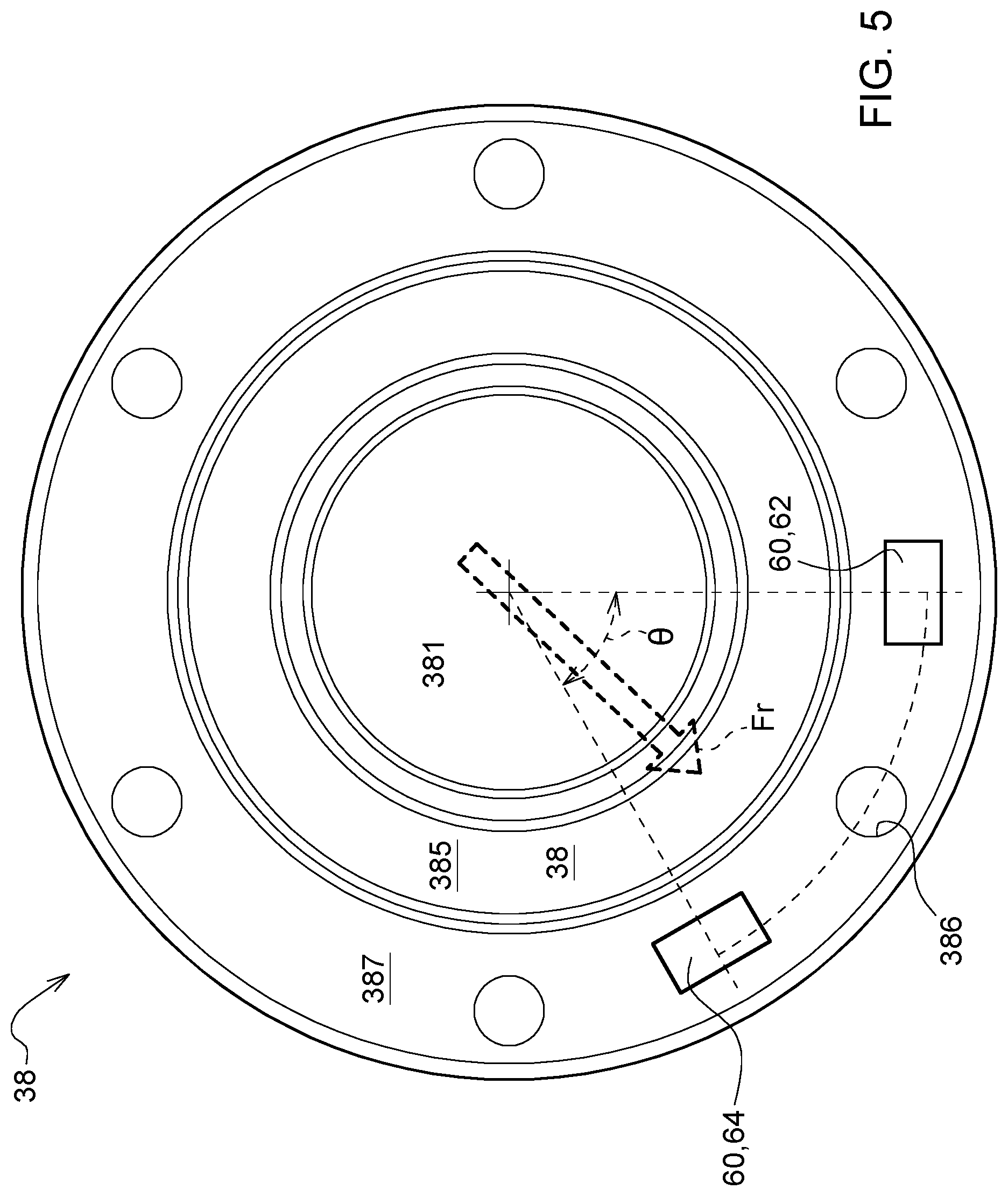 Patent US11787286 Figure 5 – Axle assembly with torque sensor