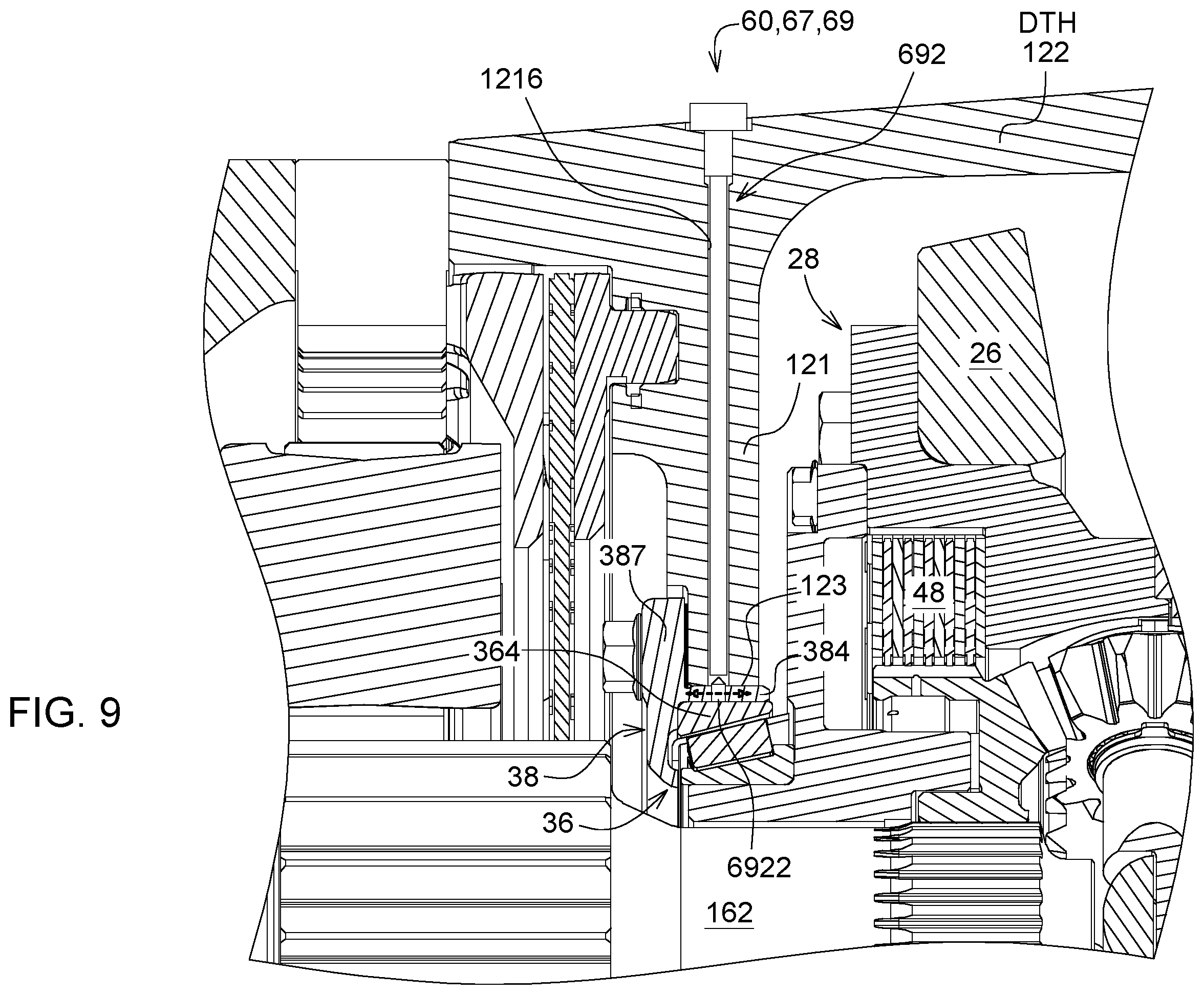 Patent US11787286 Figure 10 – Axle assembly with torque sensor