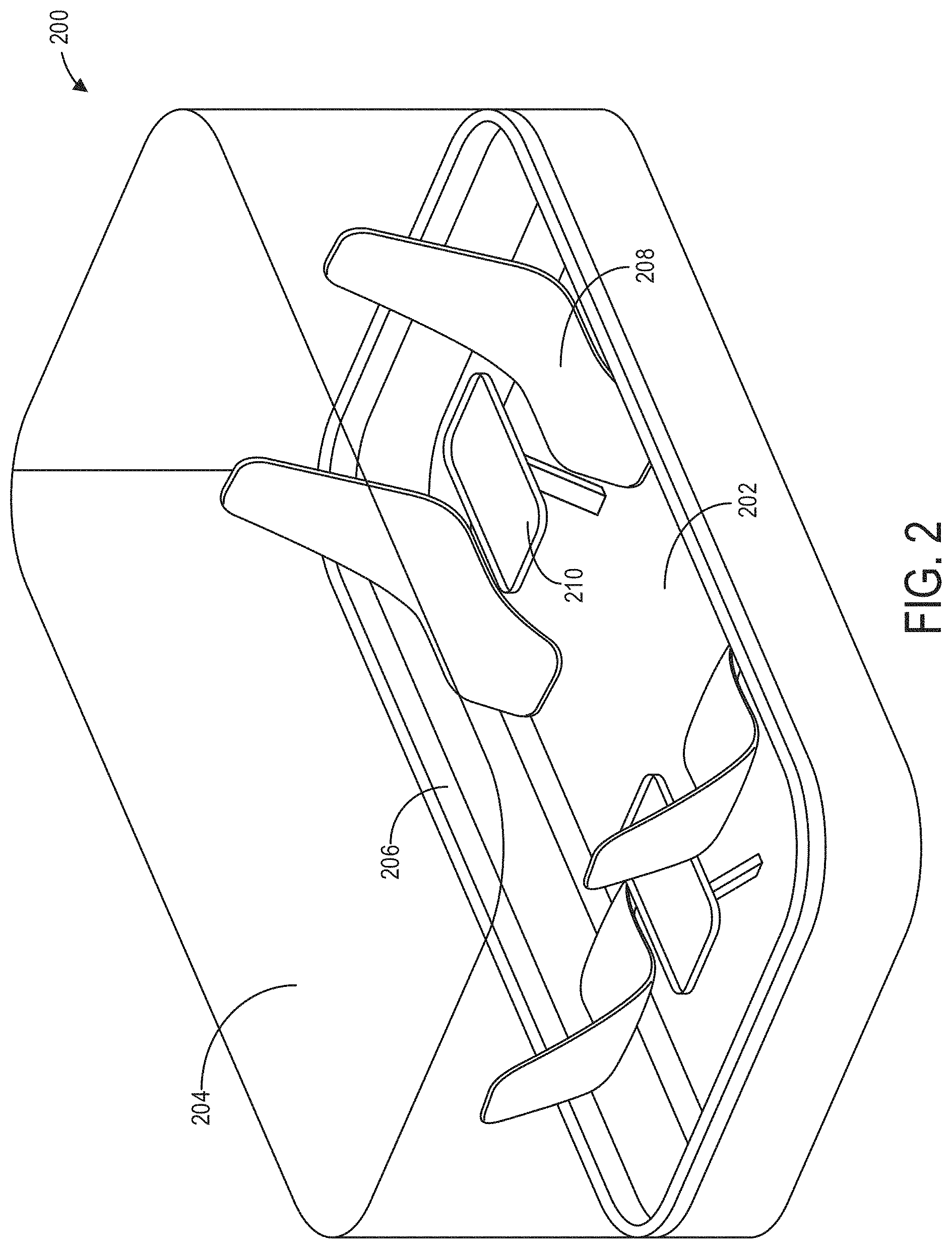 Patent US11787288 Figure 2 – Systems and methods for user interfaces in a vehicular environment