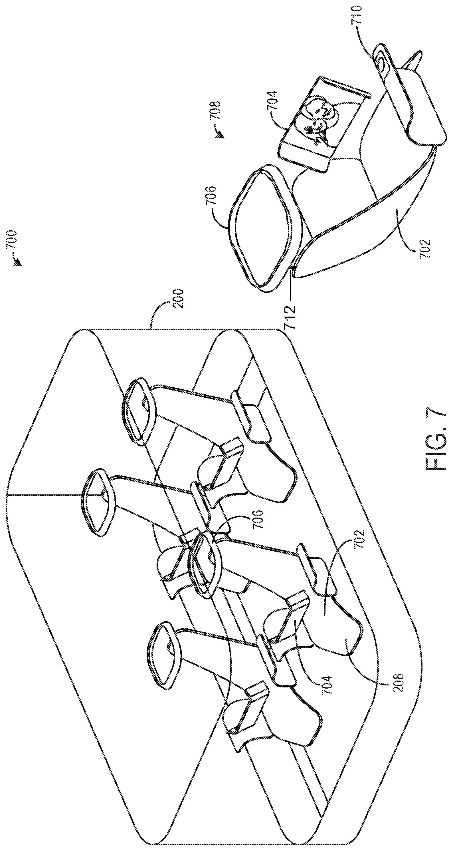 Patent US11787288 Figure 7 – Systems and methods for user interfaces in a vehicular environment