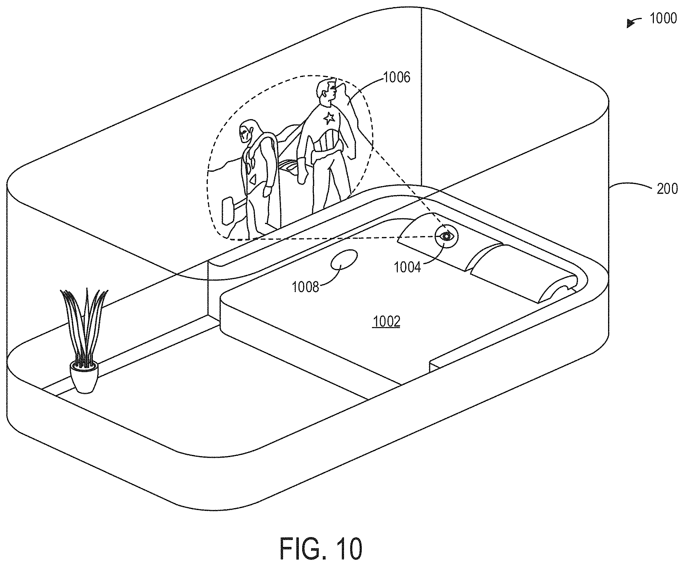 Patent US11787288 Figure 10 – Systems and methods for user interfaces in a vehicular environment