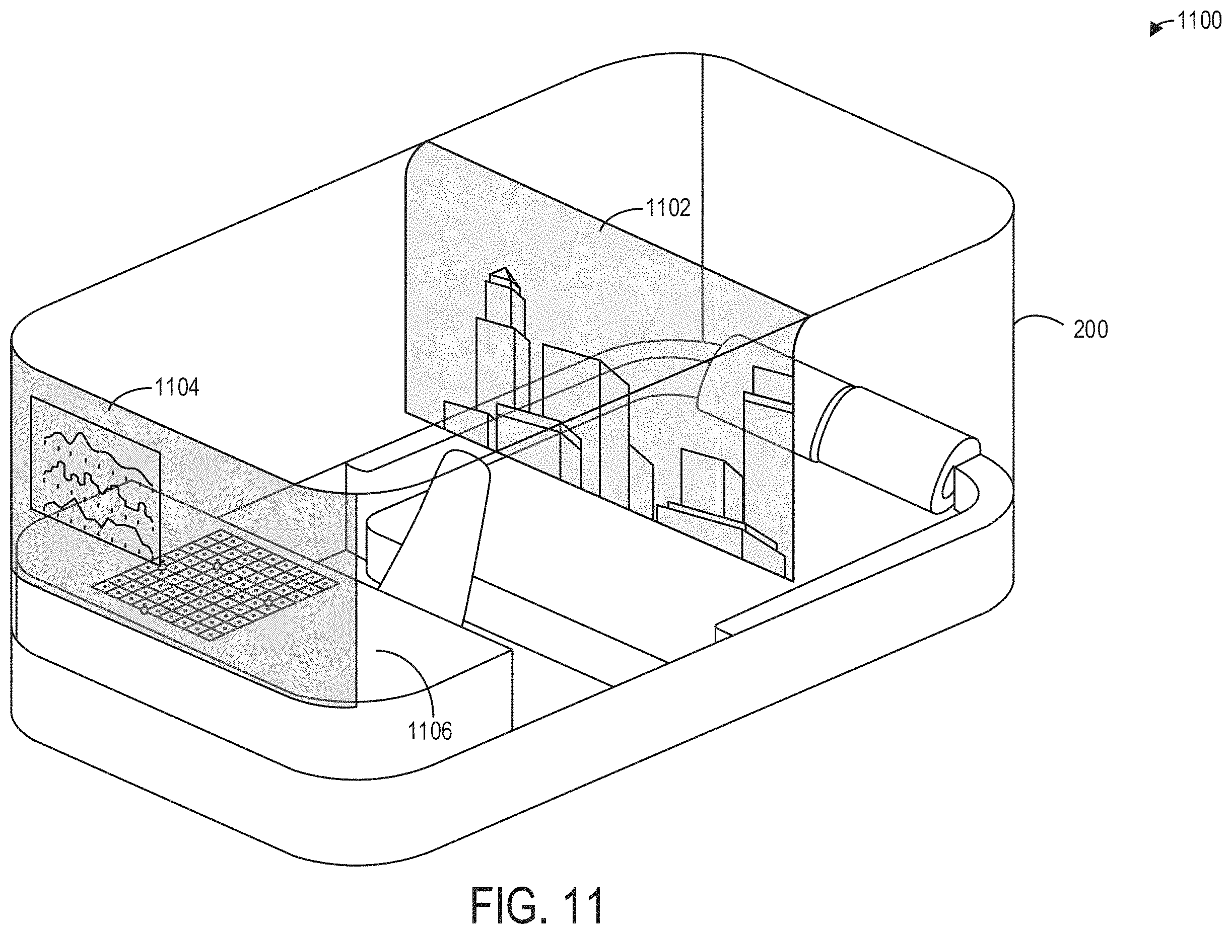 Patent US11787288 Figure 11 – Systems and methods for user interfaces in a vehicular environment