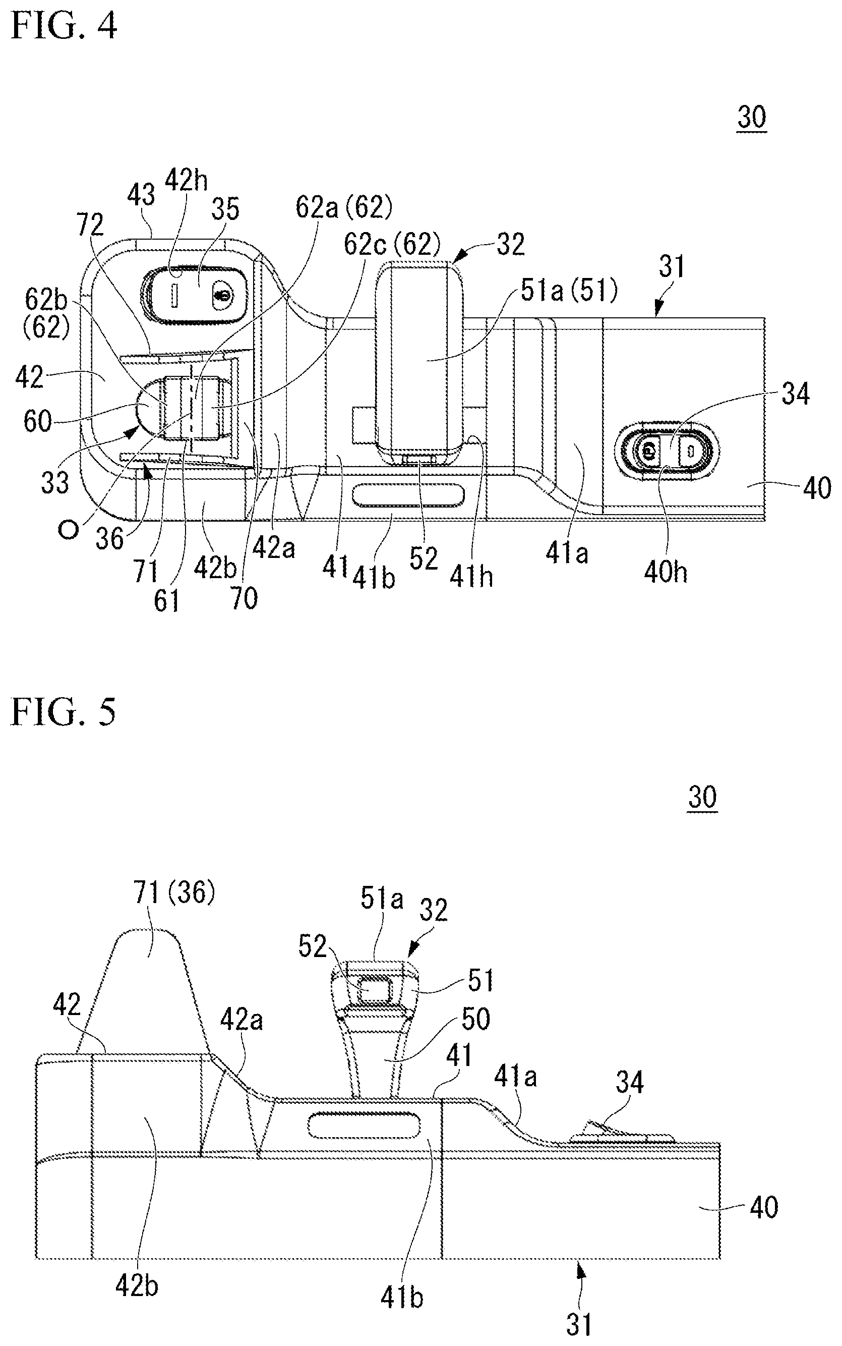 Patent US11787291 Figure 4 – Operation device and work vehicle