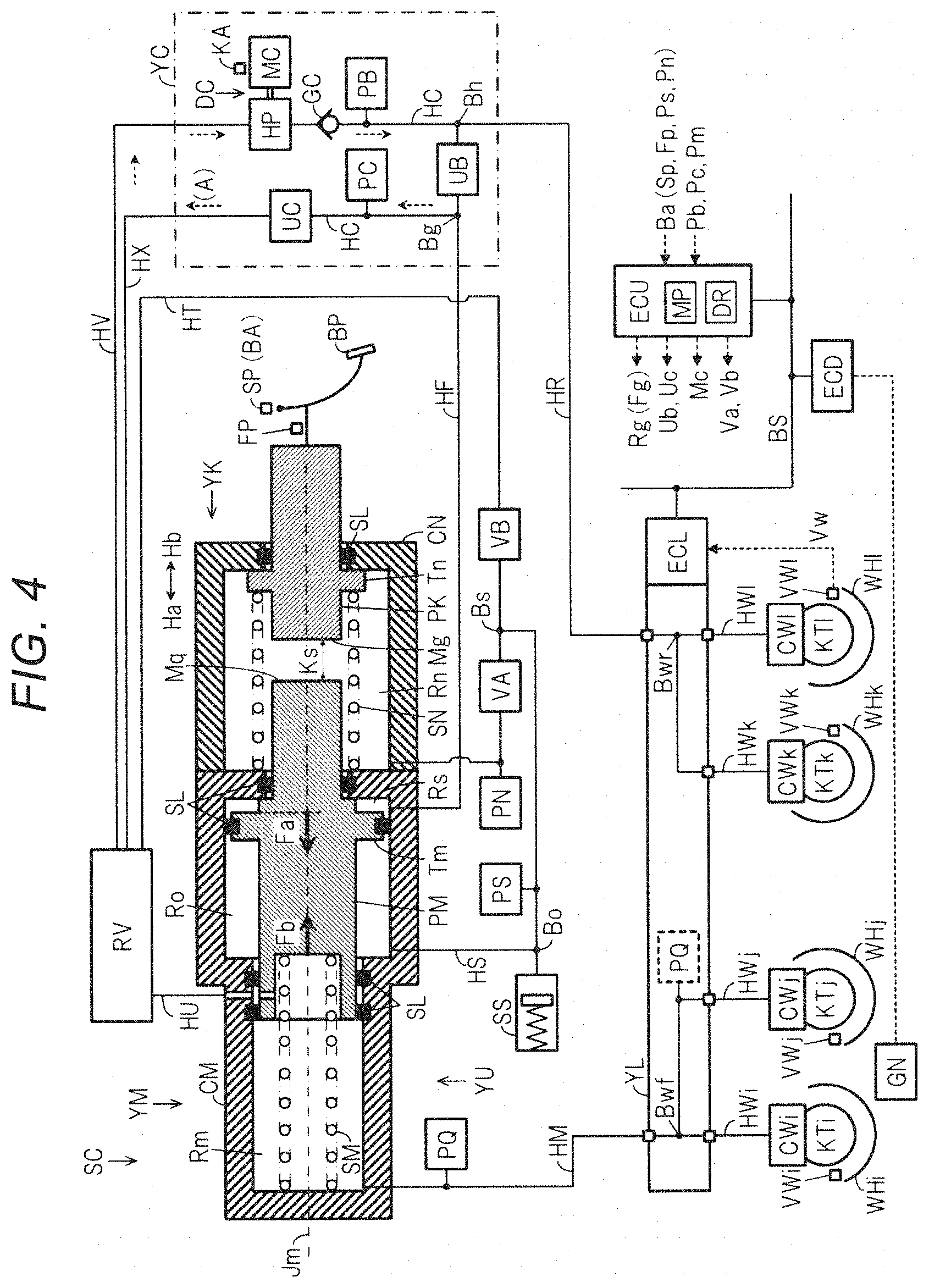 Patent US11787292 Figure 4 – Brake control device for vehicle