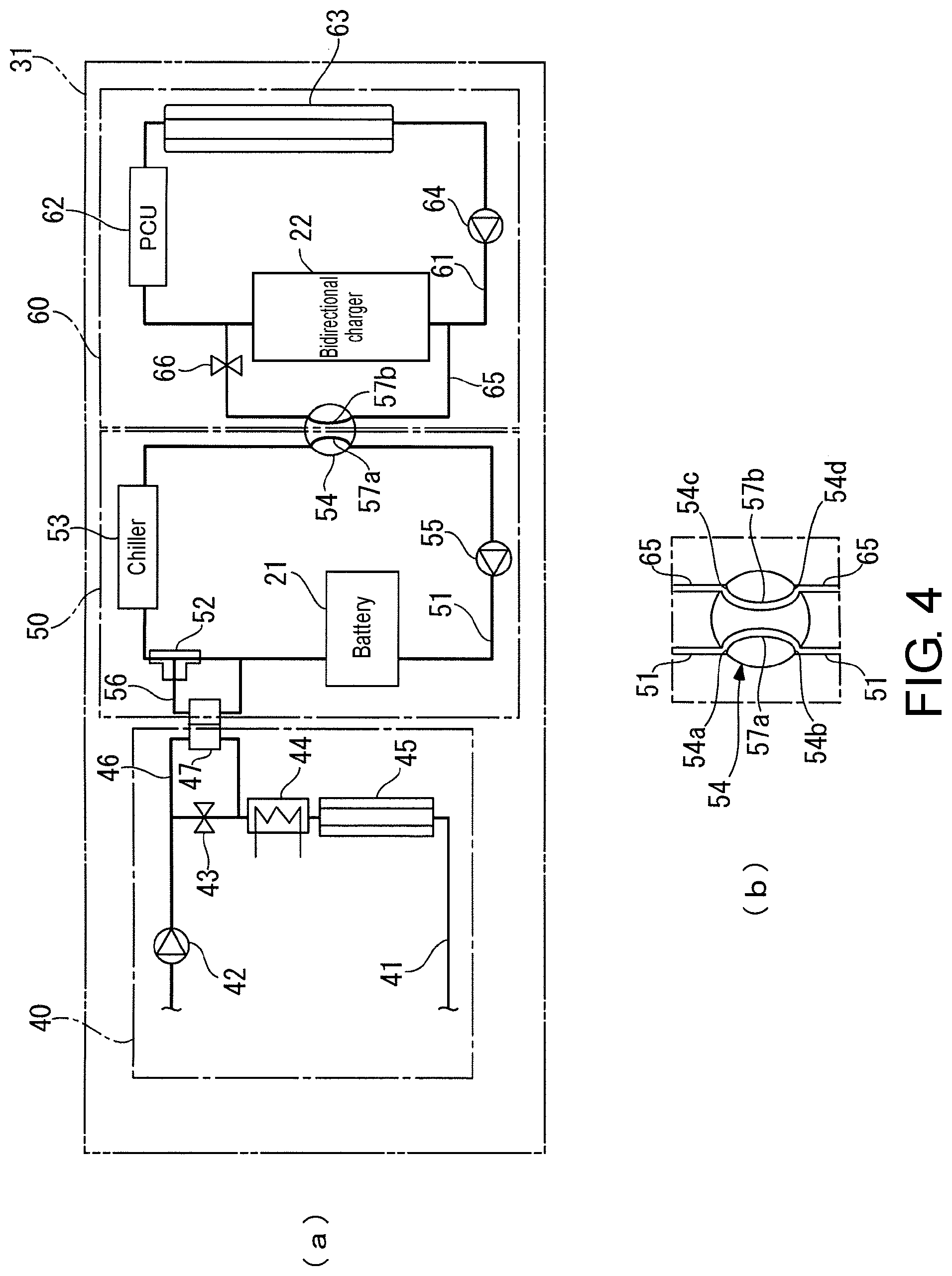 Patent US11787308 Figure 3 – Battery temperature control device of electric vehicle
