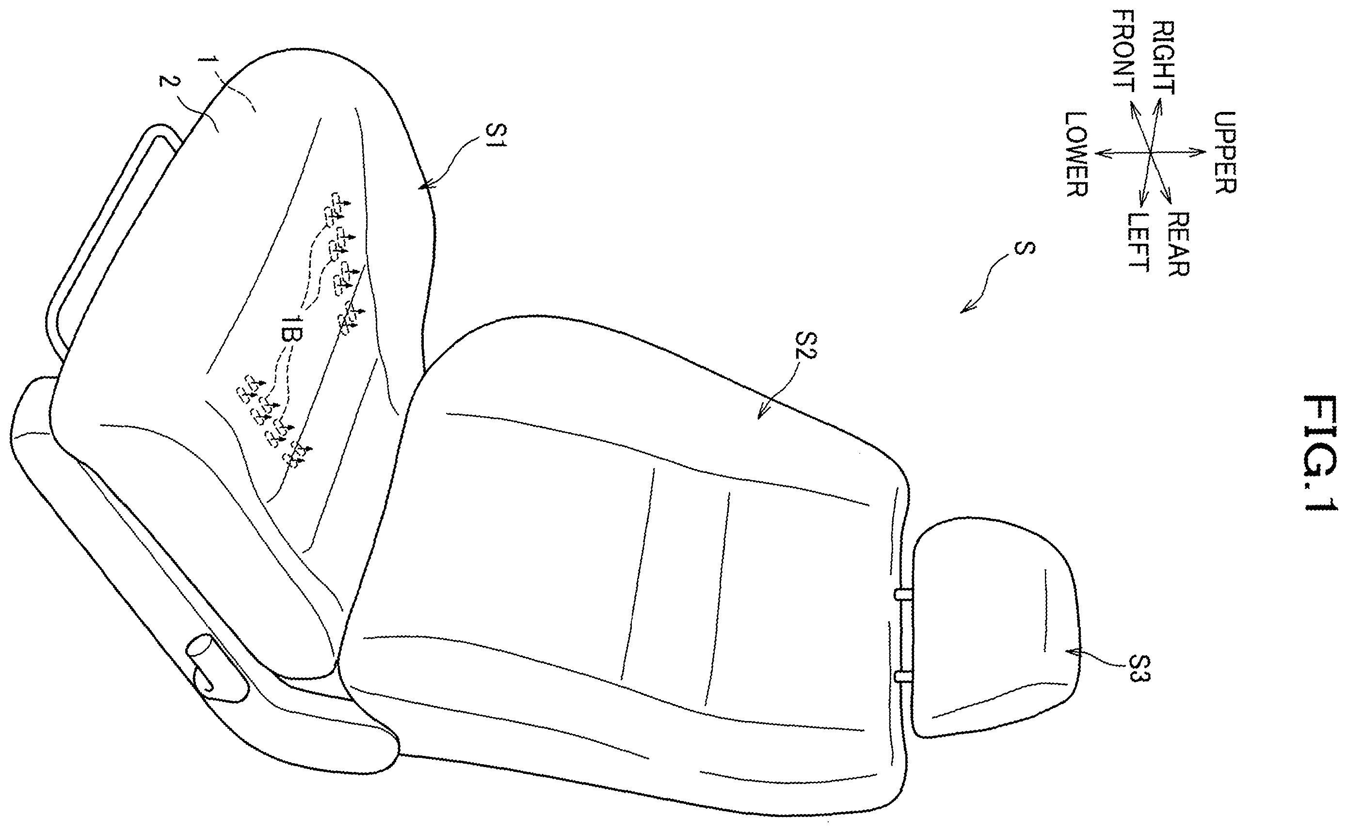 Patent US11787317 Figure 1 – Seat with air vent
