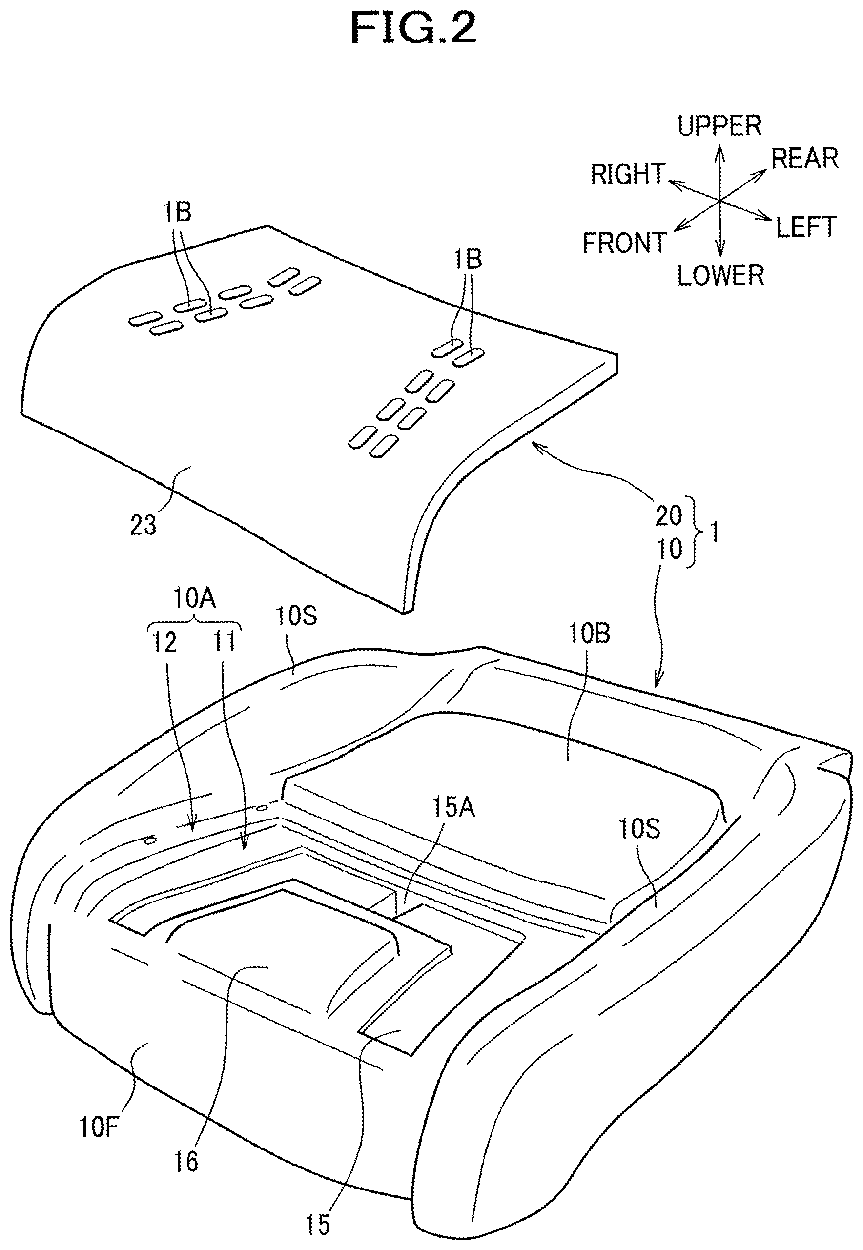 Patent US11787317 Figure 2 – Seat with air vent