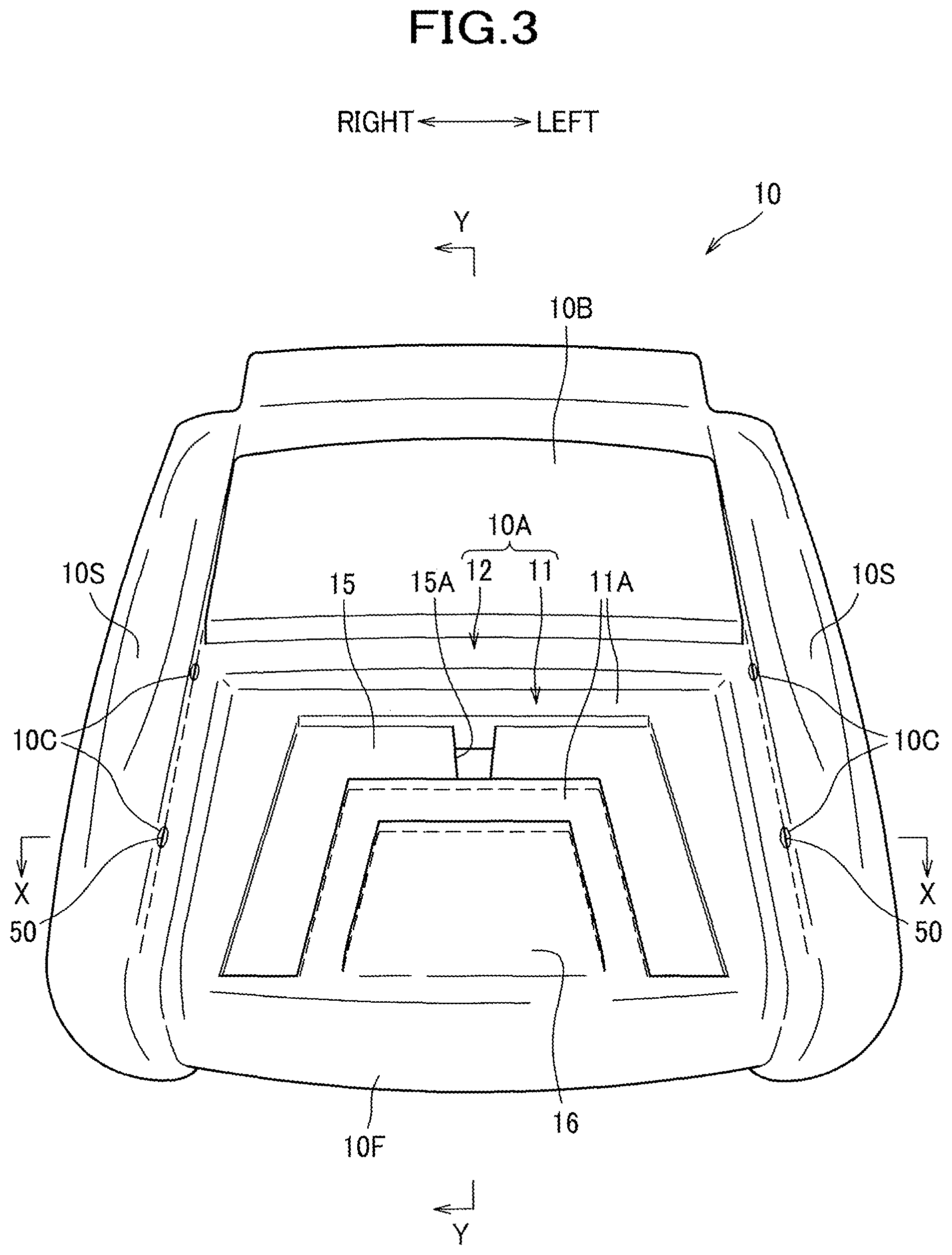 Patent US11787317 Figure 3 – Seat with air vent