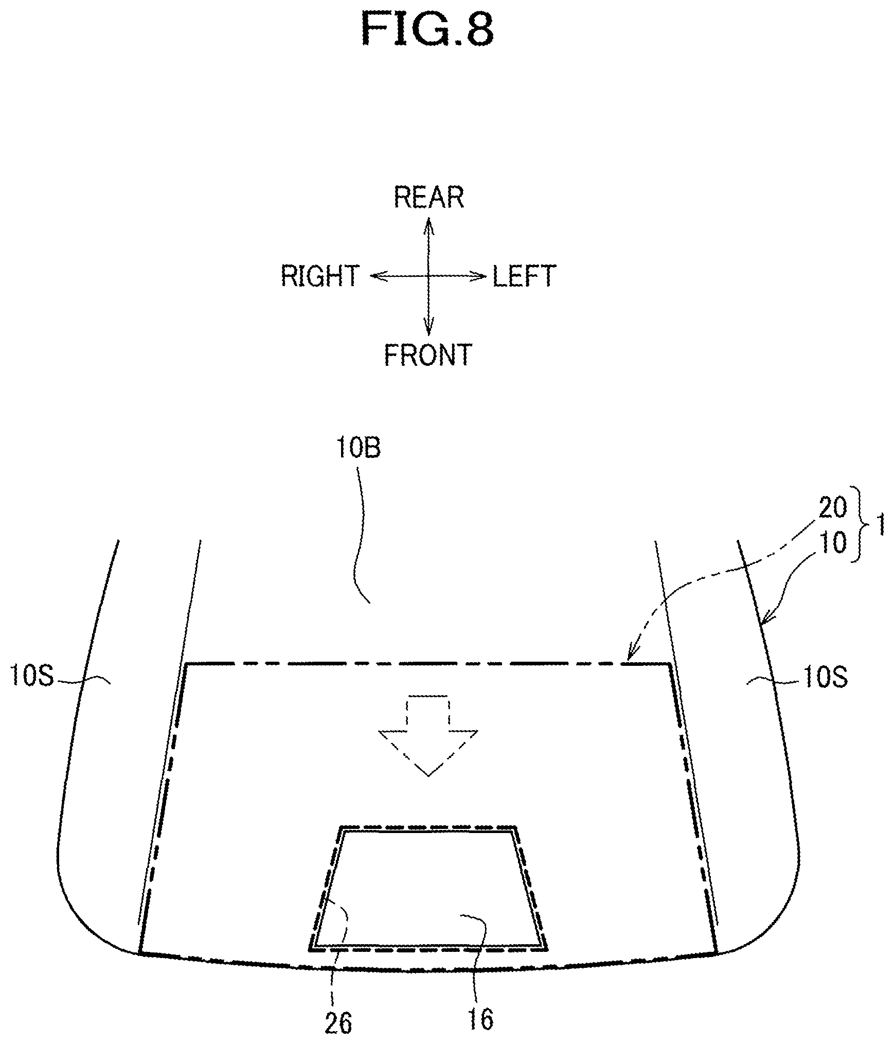 Patent US11787317 Figure 8 – Seat with air vent